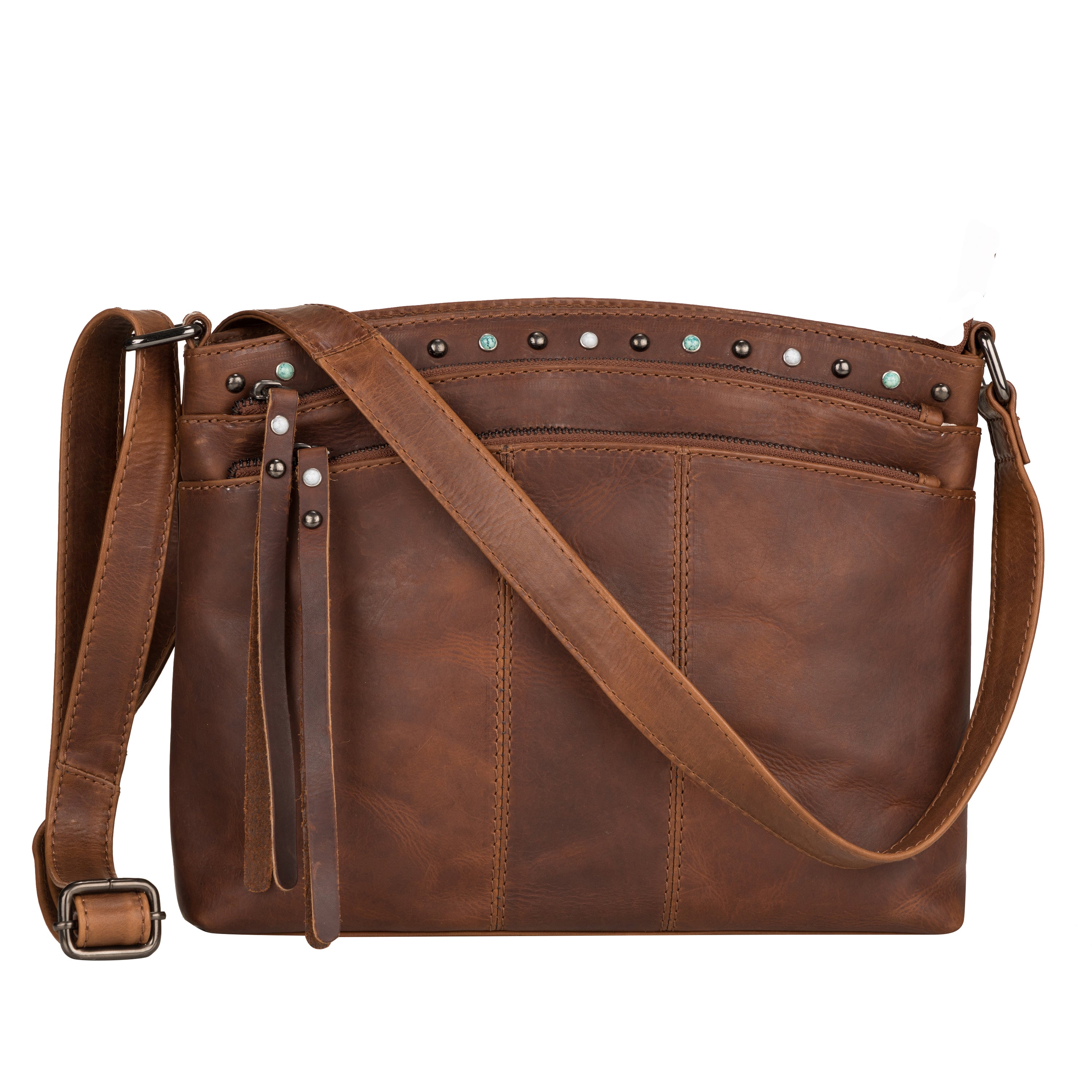 Concealed Carry Brynn Leather Crossbody by Lady Conceal