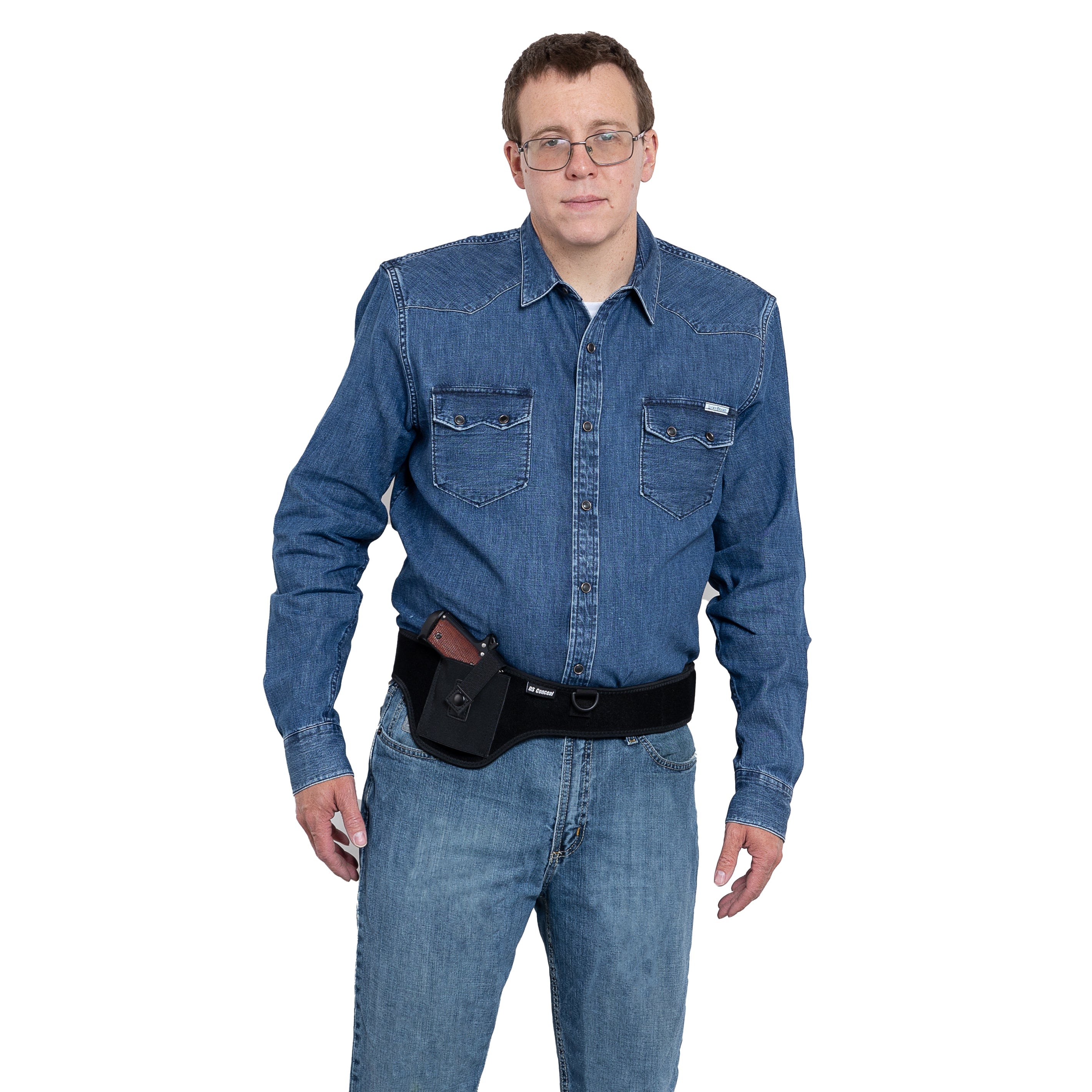 Conceal Carry Belly Band by DS Conceal, Unisex Gun Holster, Seller Stock, Tactical Purse Alternative, Lady Conceal Dealer