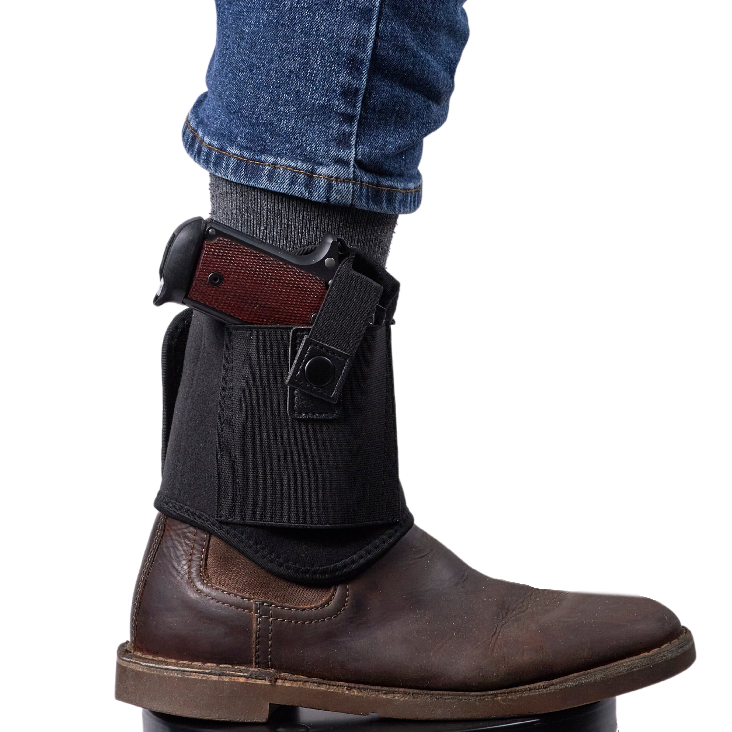 Secure Ankle Gun Holster by DS Conceal, Unisex Design, Tactical Concealment, Pistol and Gun Supplies