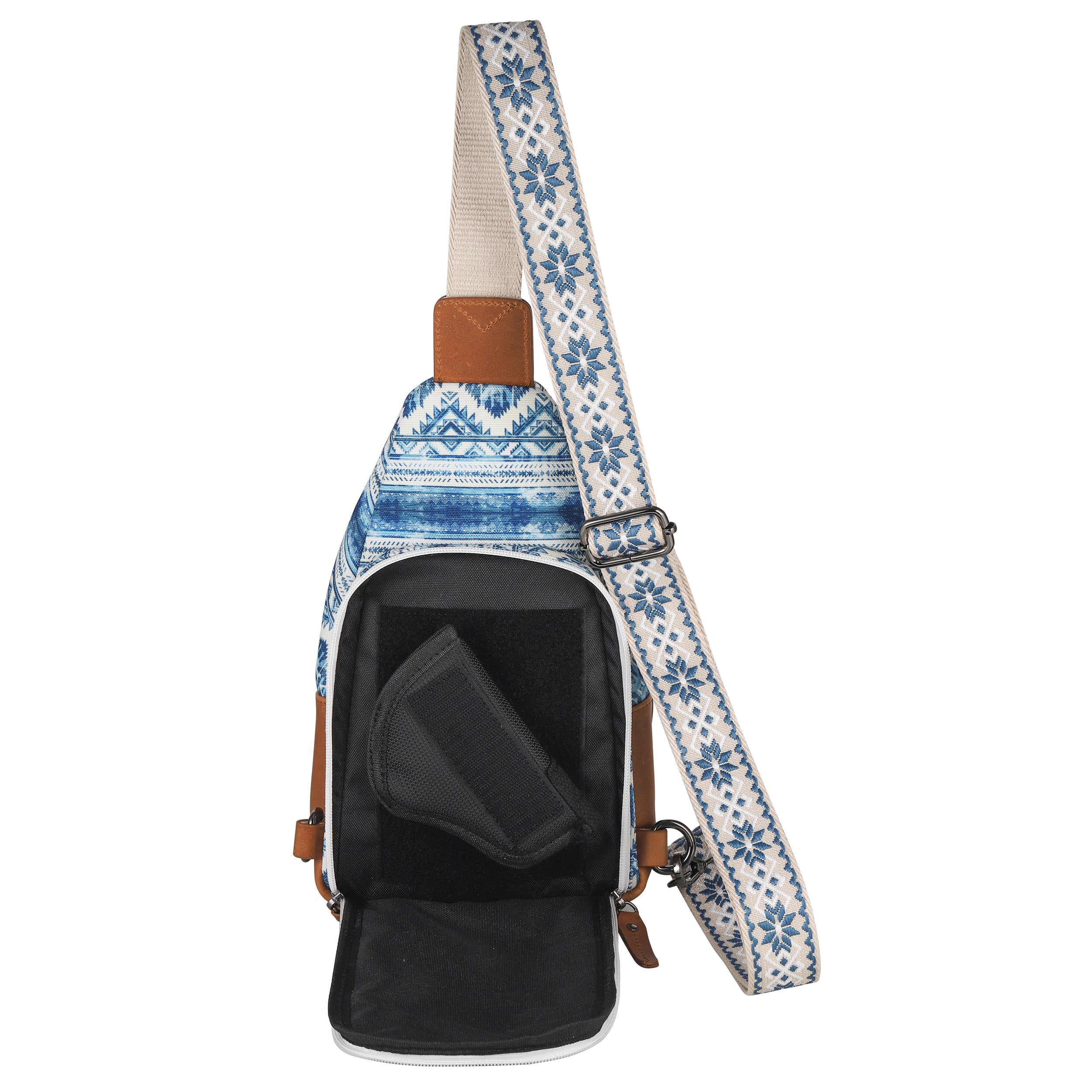 Concealed Carry Indie Canvas Sling by DS Conceal Indie canvas sling bag, concealed carry crossbody for EDC, travel, or everyday use