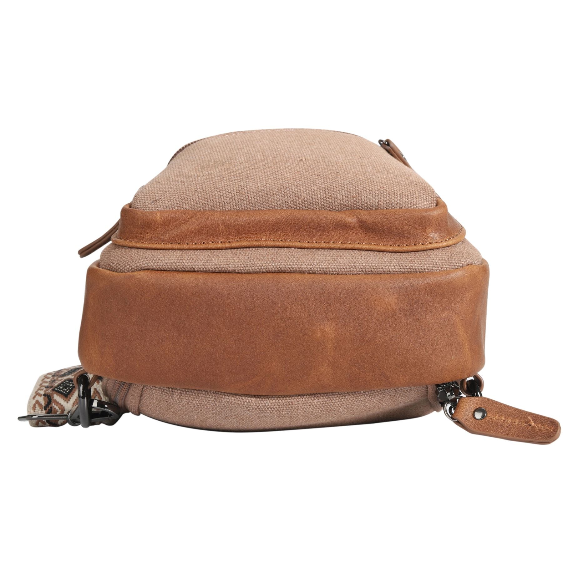 Concealed carry Indie crossbody, canvas sling with tactical style and room for mags, phone, or notebook