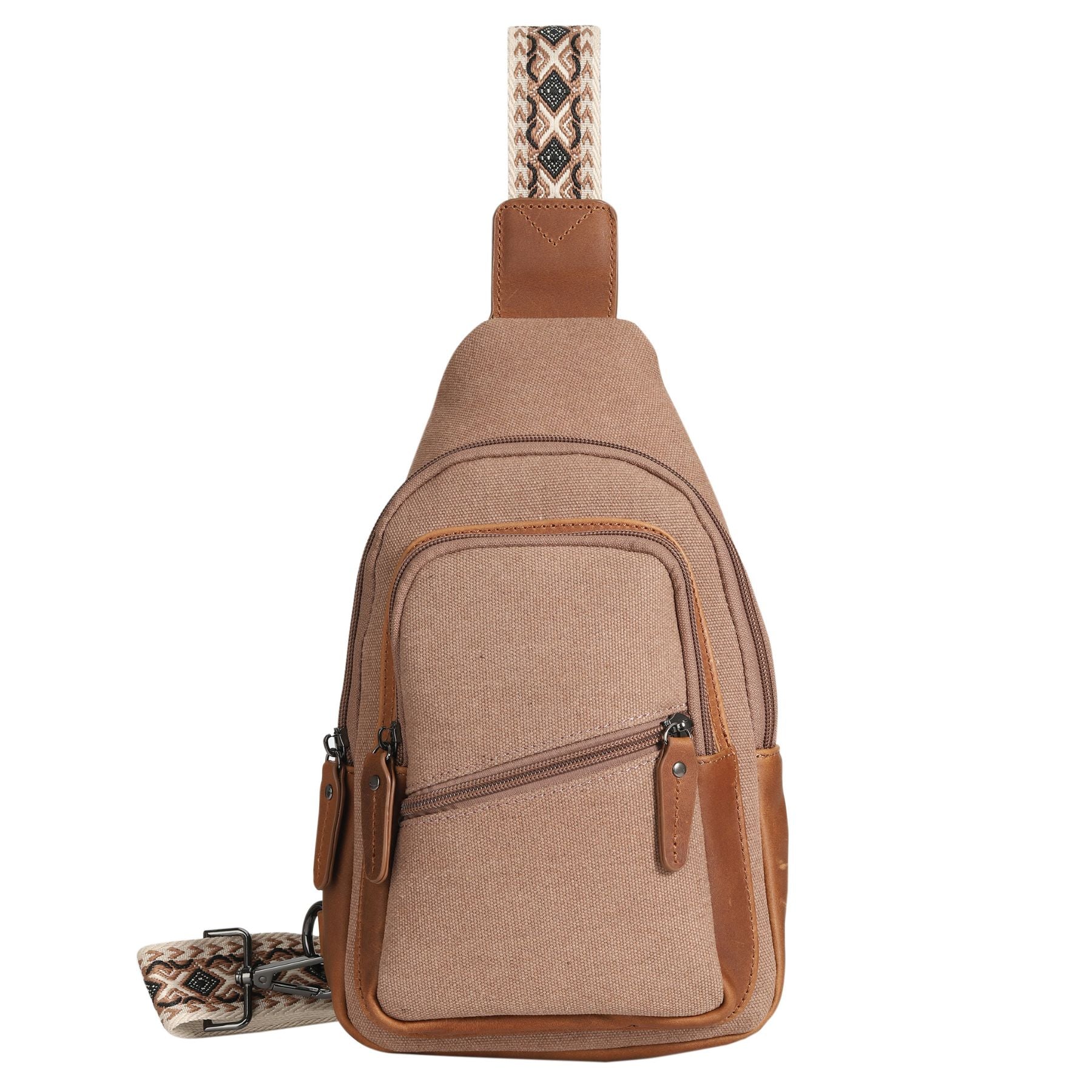 Indie concealed carry sling, lightweight canvas bag for discreet firearm storage and everyday essentials