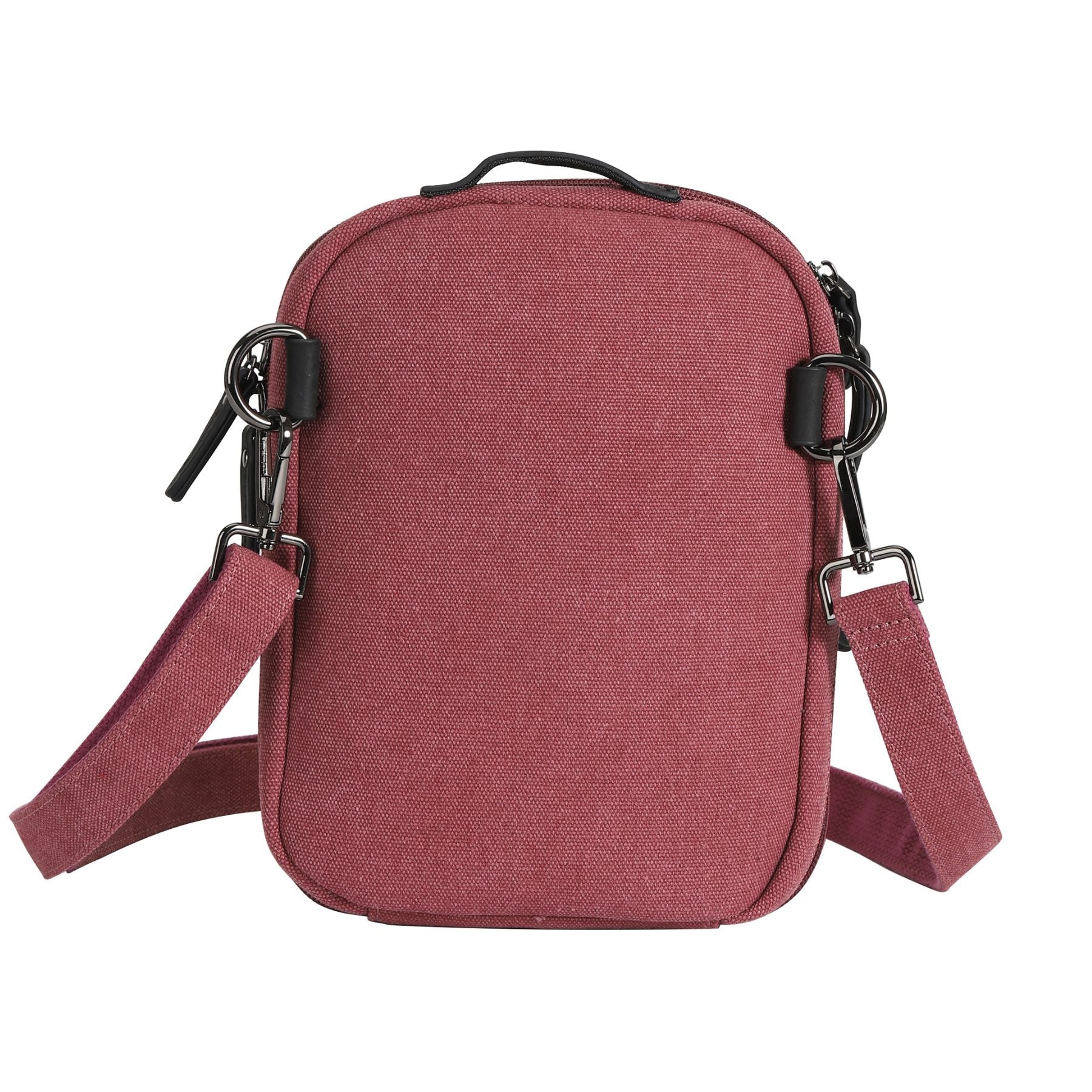 Jax concealed carry crossbody, unisex canvas CCW bag with built-in key strap and mag storage