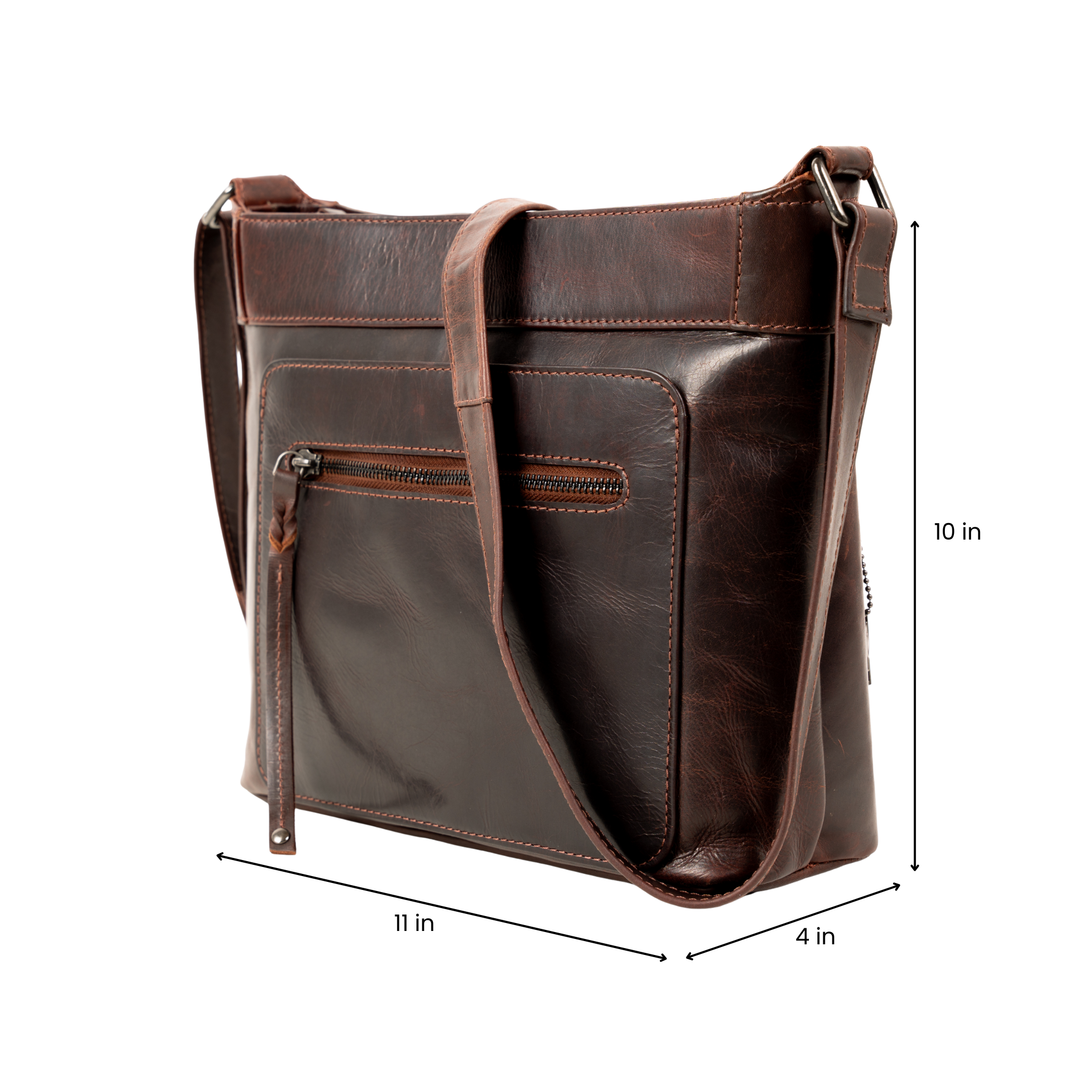 Concealed Carry Delaney Leather Crossbody - Locking Crossbody for Pistol - Designer Concealment Crossbody bag- Discreet Conceal and Carry Crossbody for Women - Designer Leather Crossbody CCW Bag - Locking Conceal and Carry Purse with Universal Holster for Handguns - Best Crossbody for Concealed Carry