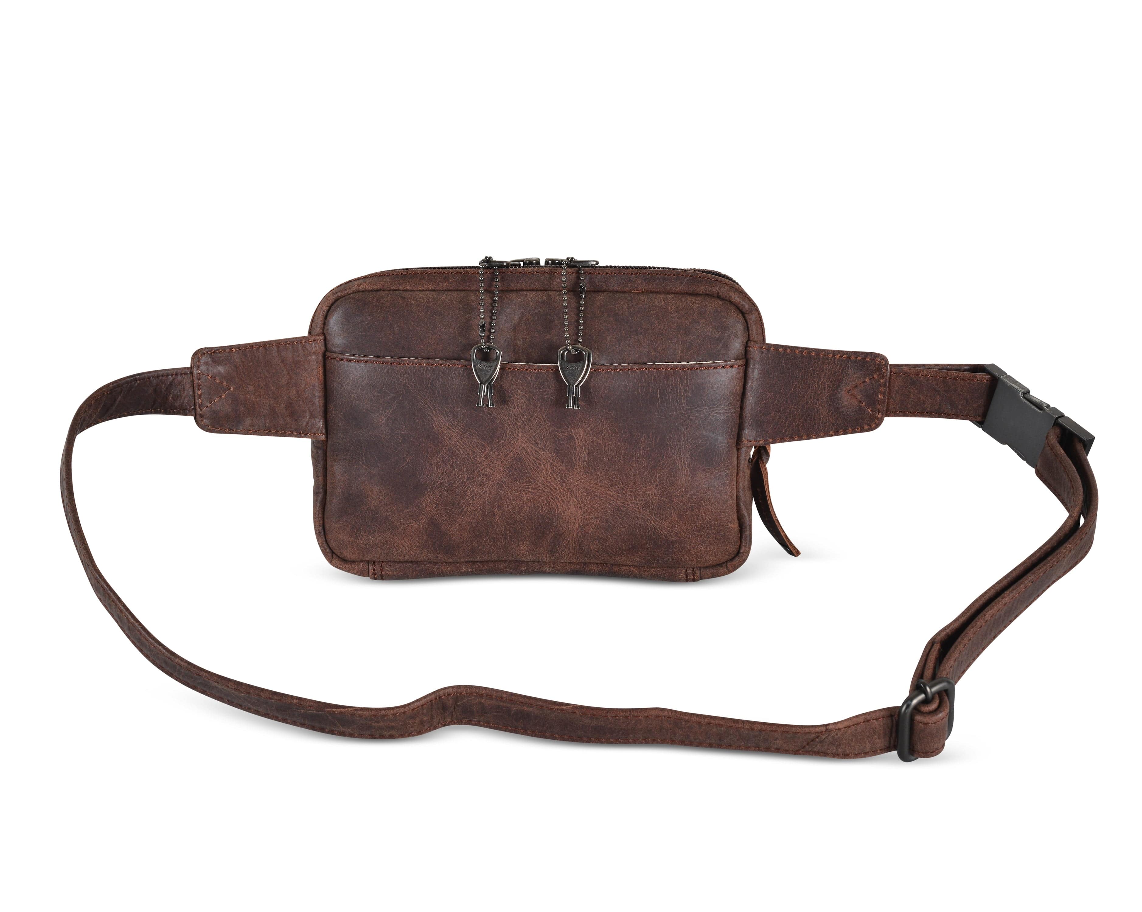 Concealed Carry Kailey Leather Purse Pack - Lady Conceal - Concealed Carry Purse - most popular crossbody bag - crossbody handgun bag - crossbody bags for everyday use - Lady Conceal - Unique Hide Purse - Locking YKK Purse - Fanny Pack for Gun and Pistol - Easy CCW - Fast Draw Bag - Secure Gun Bag