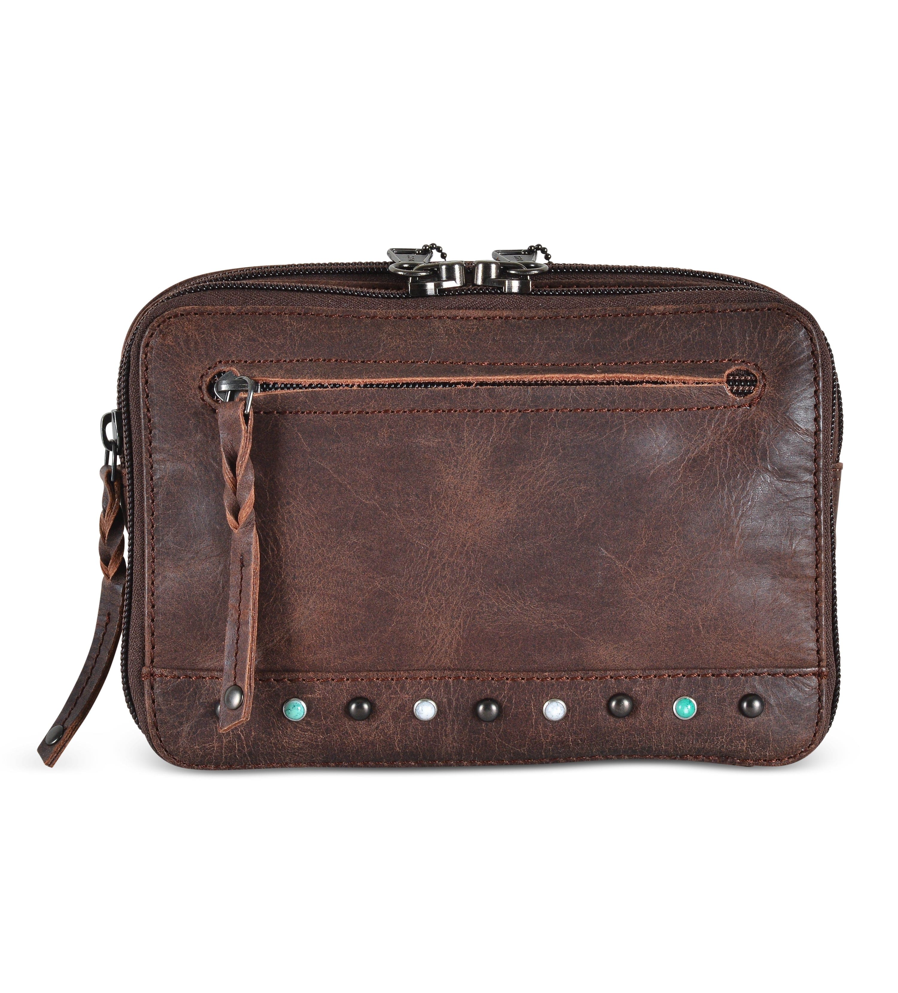 Concealed Carry Kailey Leather Purse Pack - Lady Conceal - Concealed Carry Purse - most popular crossbody bag - crossbody handgun bag - crossbody bags for everyday use - Lady Conceal - Unique Hide Purse - Locking YKK Purse - Fanny Pack for Gun and Pistol - Easy CCW - Fast Draw Bag - Secure Gun Bag