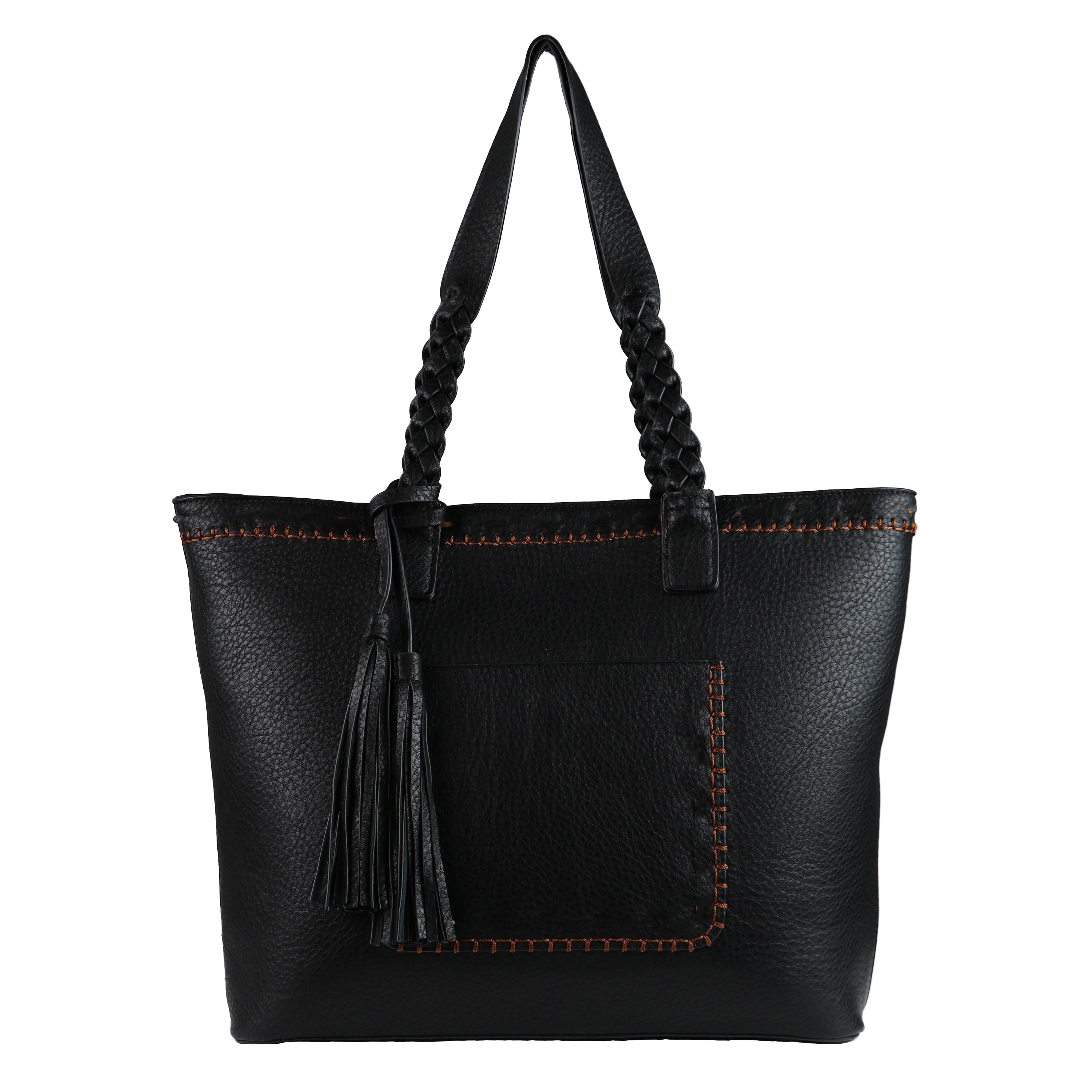 Concealed Carry Cora Tote by Lady Conceal - Locking Designer Conceal Carry Handbag for women - Locking Conceal and Carry Handbag with Universal Holster for Handguns - Unique Handbag Gun and Pistol Bag - crossbody Handbag for concealed gun carry - conceale