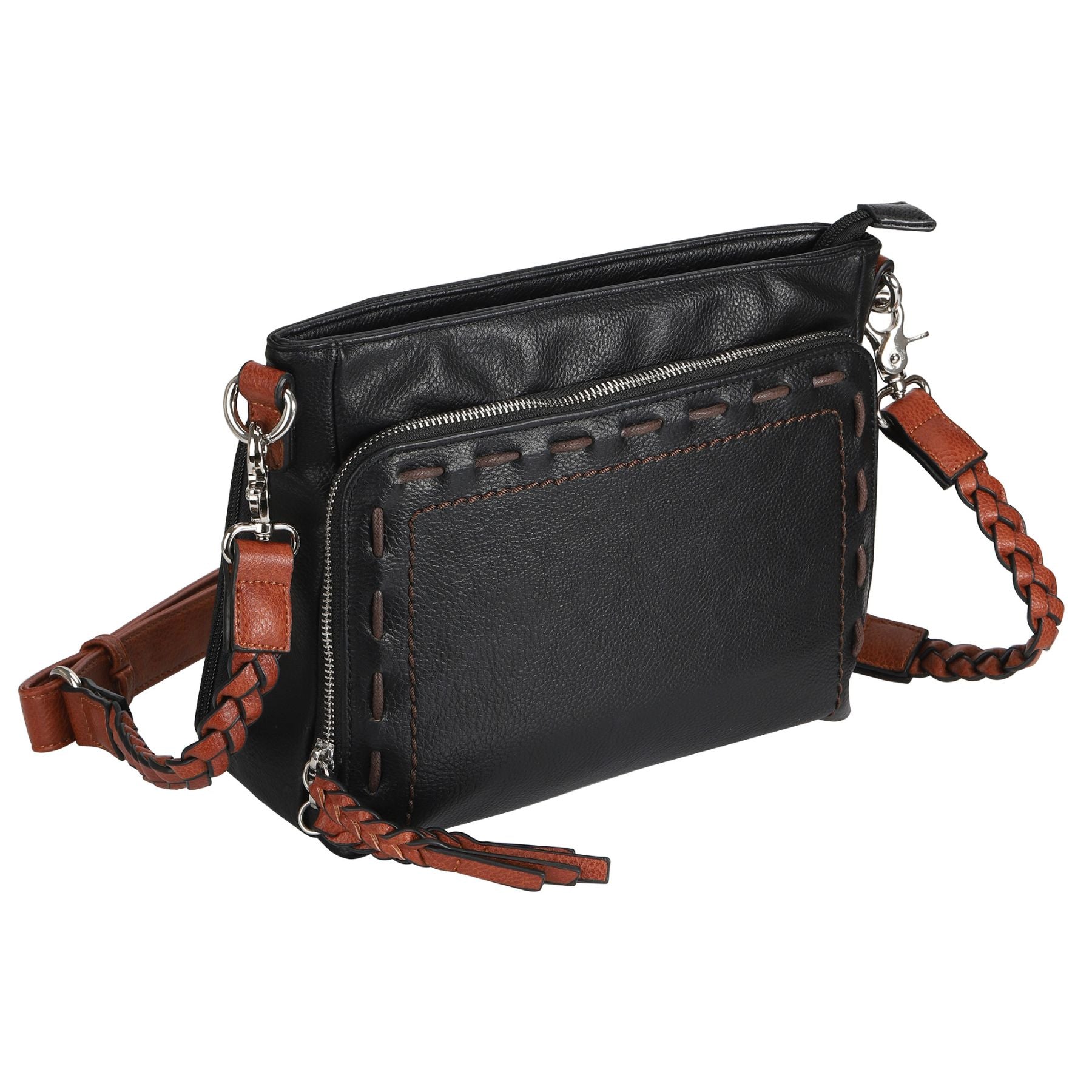 Concealed Carry Skylar Crossbody - Lady Conceal - Concealed Carry Purse - black crossbody purse designer - black owned purse designers - crossbody bag for concealed gun carry - concealed carry gun bags - concealed carry crossbody bag - concealed carry purse crossbody - Gift for gun owners - Women Gun Bag - most popular crossbody bag - crossbody handgun bag - crossbody bags for everyday use