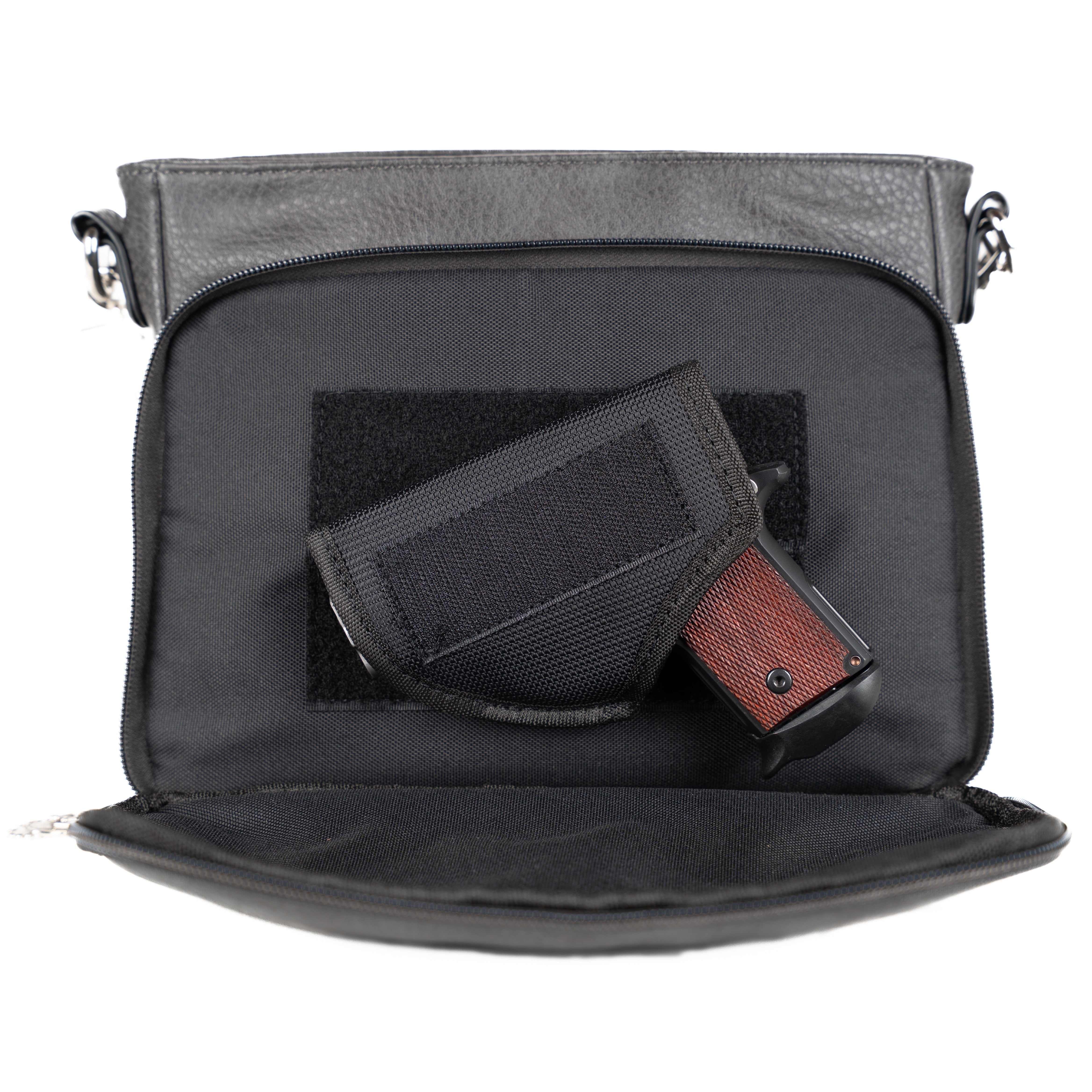 Concealed Carry Skylar Crossbody - Lady Conceal - Concealed Carry Purse - black crossbody purse designer - black owned purse designers - crossbody bag for concealed gun carry - concealed carry gun bags - concealed carry crossbody bag - concealed carry purse crossbody - Gift for gun owners - Women Gun Bag - most popular crossbody bag - crossbody handgun bag - crossbody bags for everyday use