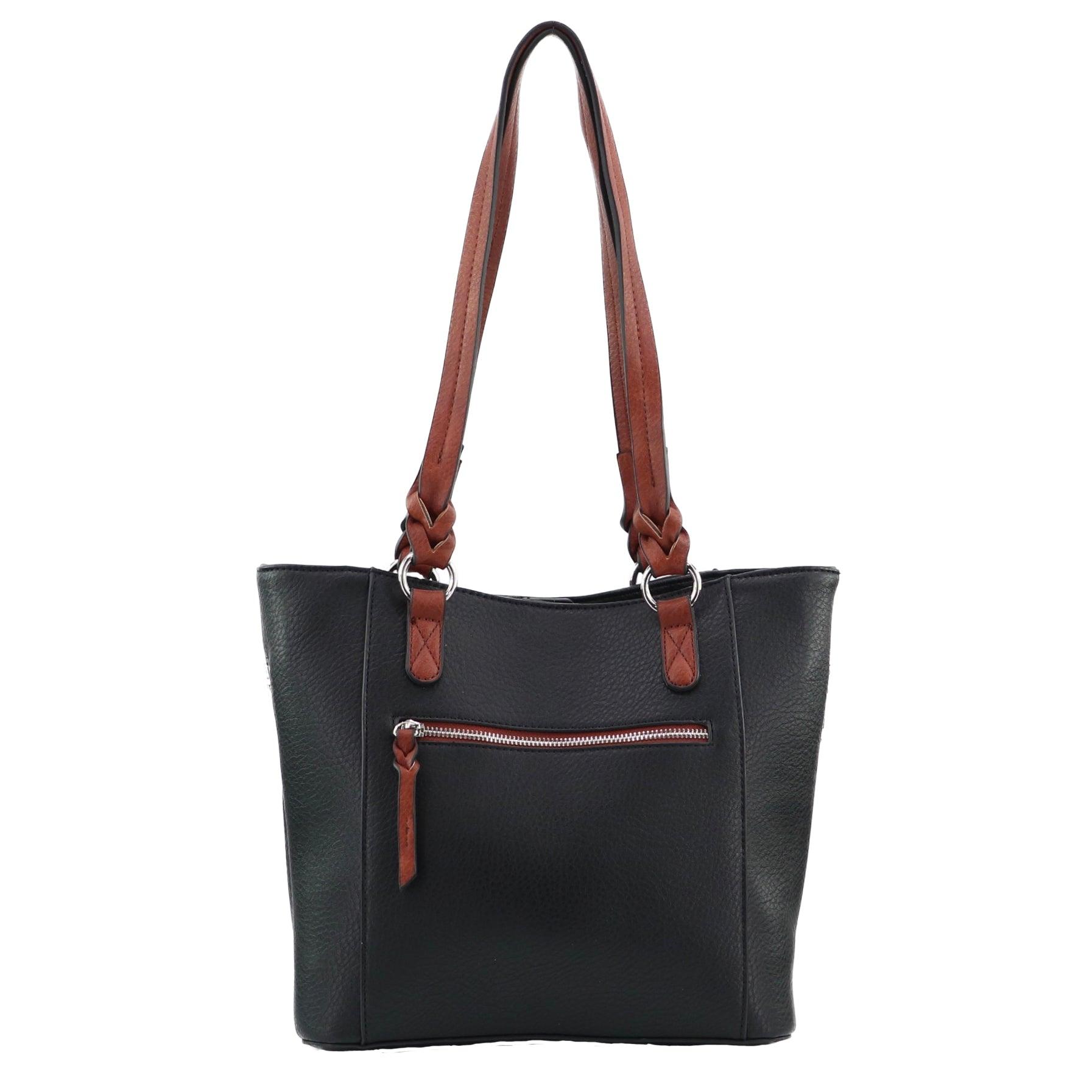 Concealed Carry Grace Tote - Lady Conceal - Women conceal carry purse for pistol - Designer Luxury Tote Carry Handbag - YKK Locking Zippers and Universal Holster - Easy Concealed Carry - Quick Gun Draw - Safe Gun Bag - Designer Luxury Conceal Carry Handbag - carry Handbag for gun carry - concealed carry gun Handbag with locking zipper - concealed carry Handbag for woman