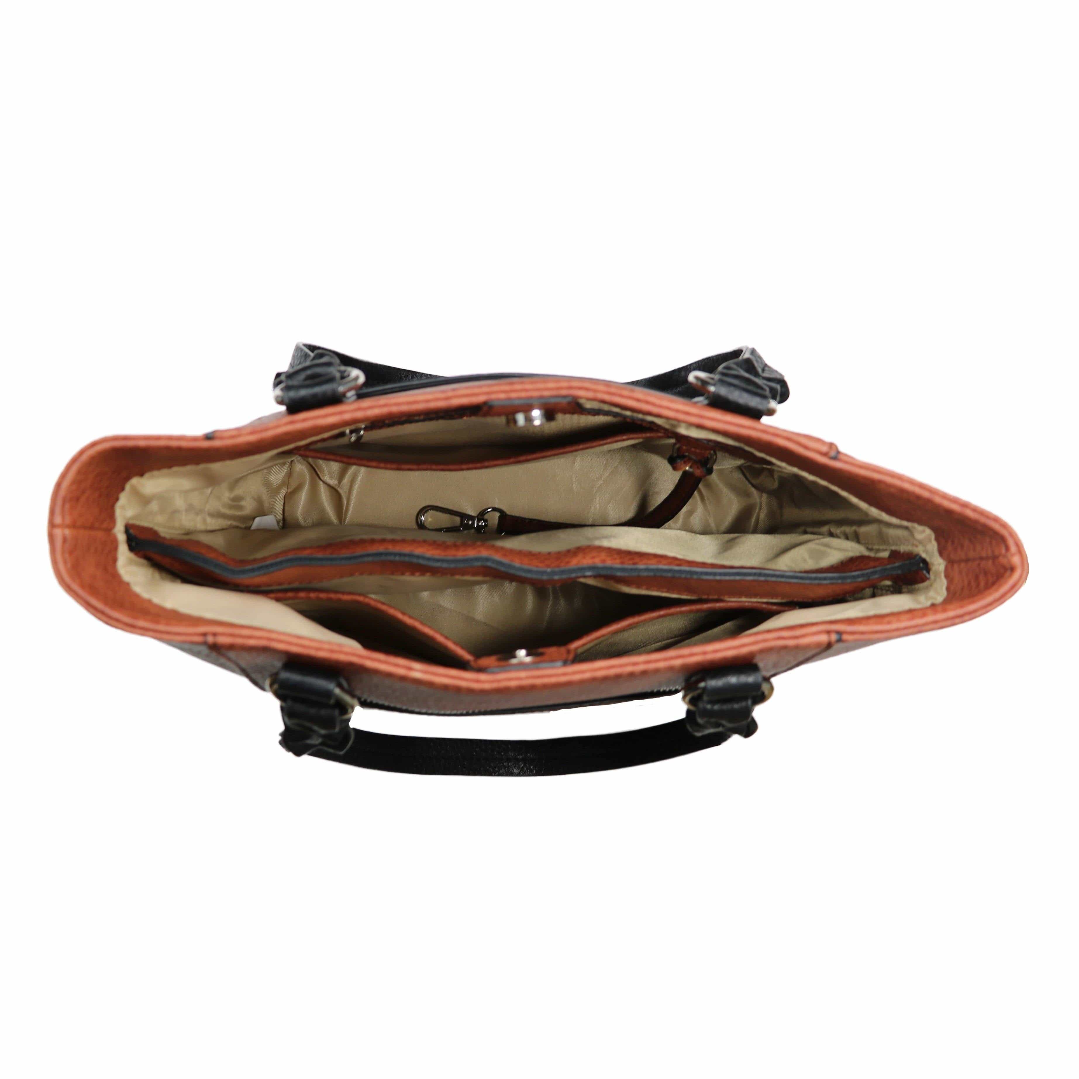 Concealed Carry Grace Tote - Lady Conceal - Women conceal carry purse for pistol - Designer Luxury Tote Carry Handbag - YKK Locking Zippers and Universal Holster - Easy Concealed Carry - Quick Gun Draw - Safe Gun Bag - Designer Luxury Conceal Carry Handbag - carry Handbag for gun carry - concealed carry gun Handbag with locking zipper - concealed carry Handbag for woman