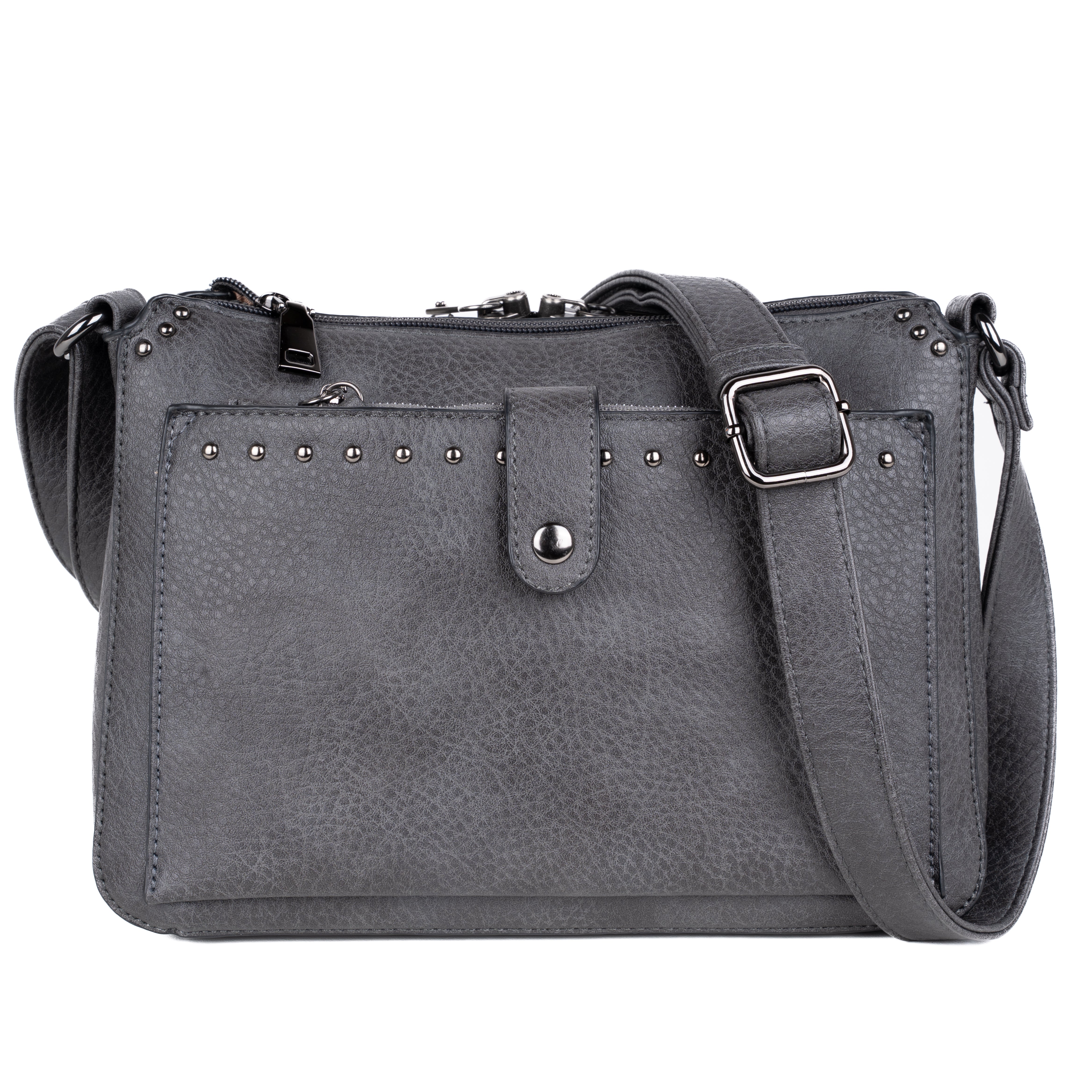 Concealed Carry Kinsley Crossbody Wallet- YKK Locking Zippered Bag - Easy Conceal Carry - CCW Purse for Women - concealed carry Handbag for woman - Crossbody with RFID Slim Wallet - CCW Bag for Pistol - Fast and Easy Draw Bag