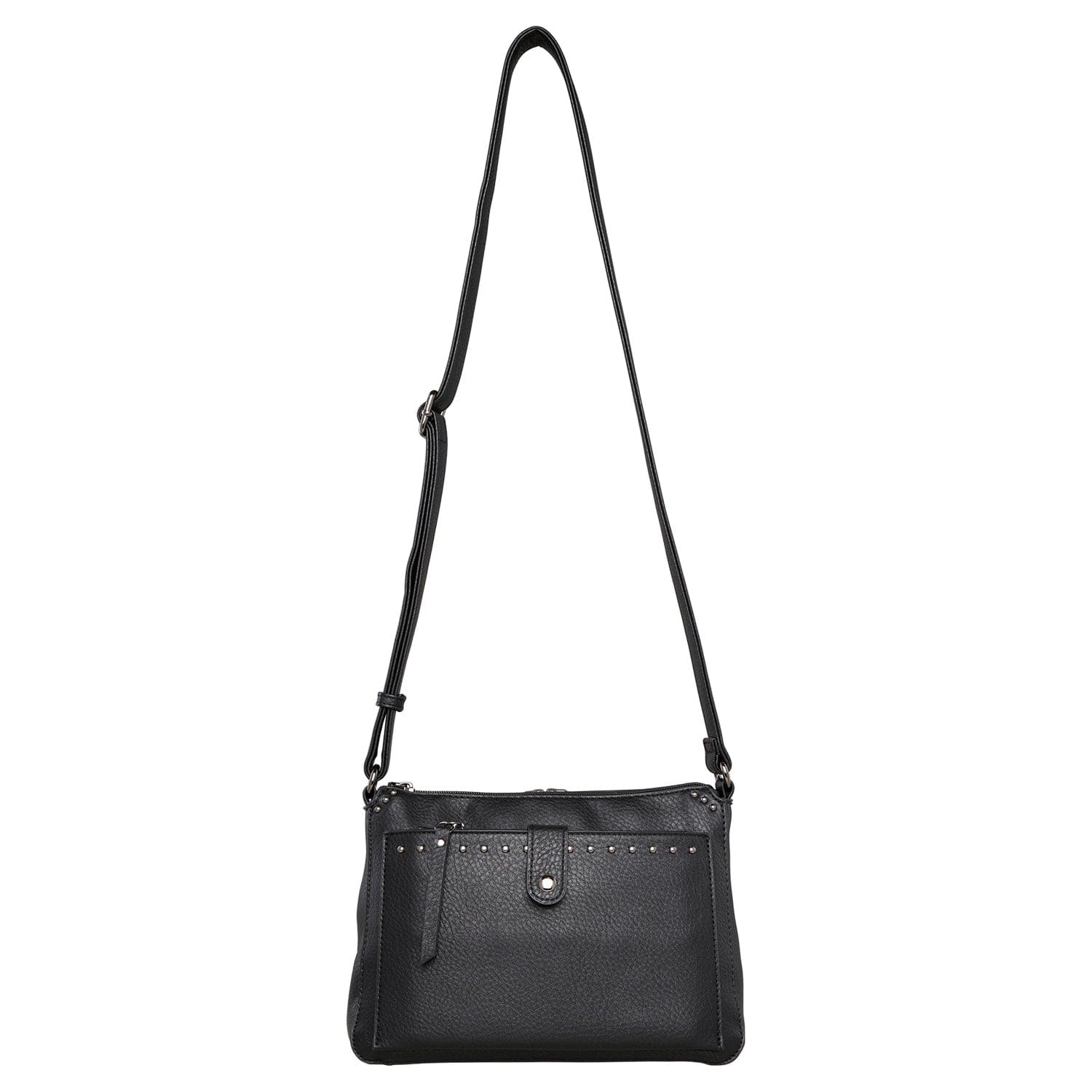 Concealed Carry Kinsley Crossbody Wallet- YKK Locking Zippered Bag - Easy Conceal Carry - CCW Purse for Women - concealed carry Handbag for woman - Crossbody with RFID Slim Wallet - CCW Bag for Pistol - Fast and Easy Draw Bag