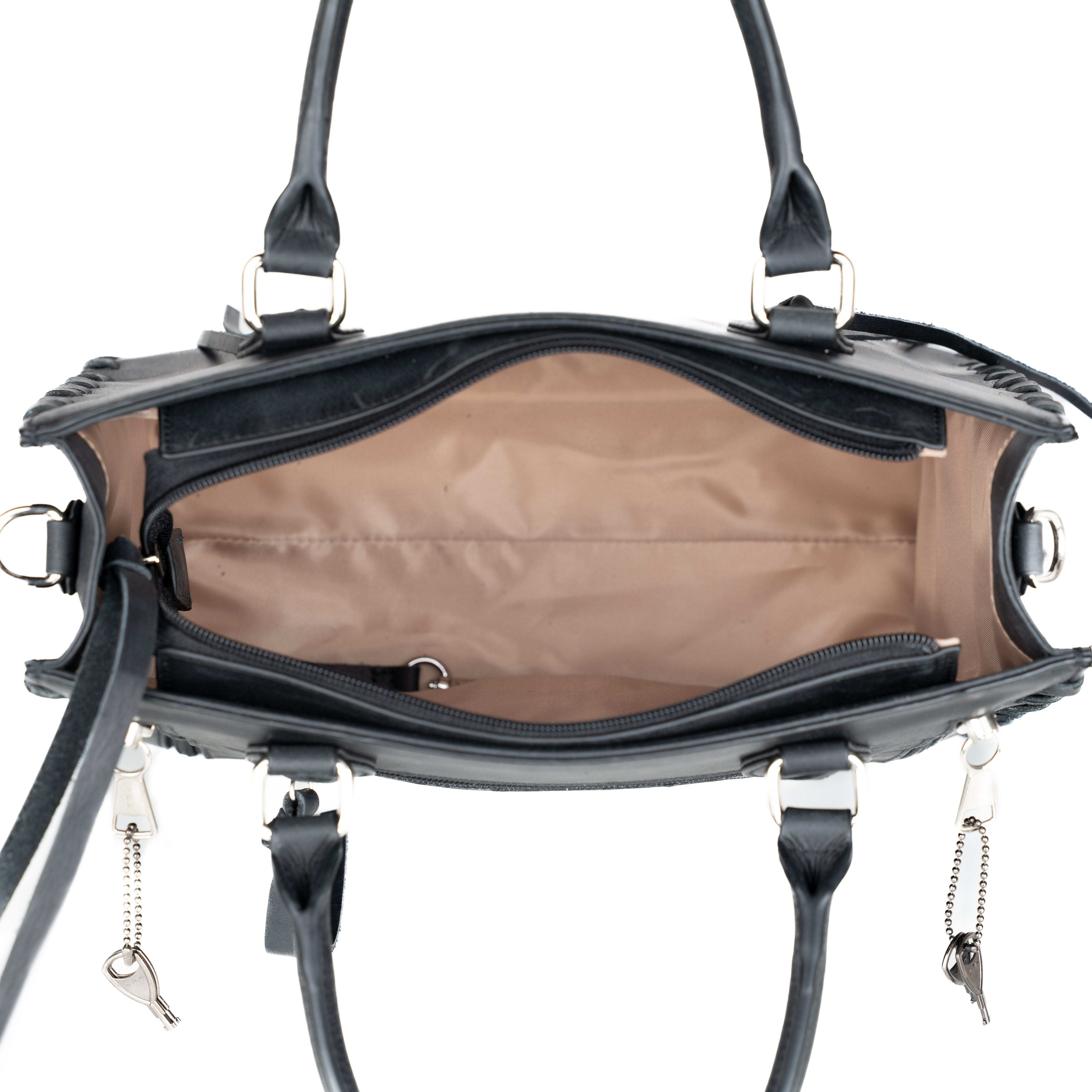 Concealed Carry Emma Leather Satchel - Designer Concealed Carry Purse - YKK Locking Purse with Universal Holster - Leather Bag For Gun Owners - Easy Conceal Carry - CCW Purse for Women - concealed carry Handbag for woman - Conceal and Carry purse for Hand