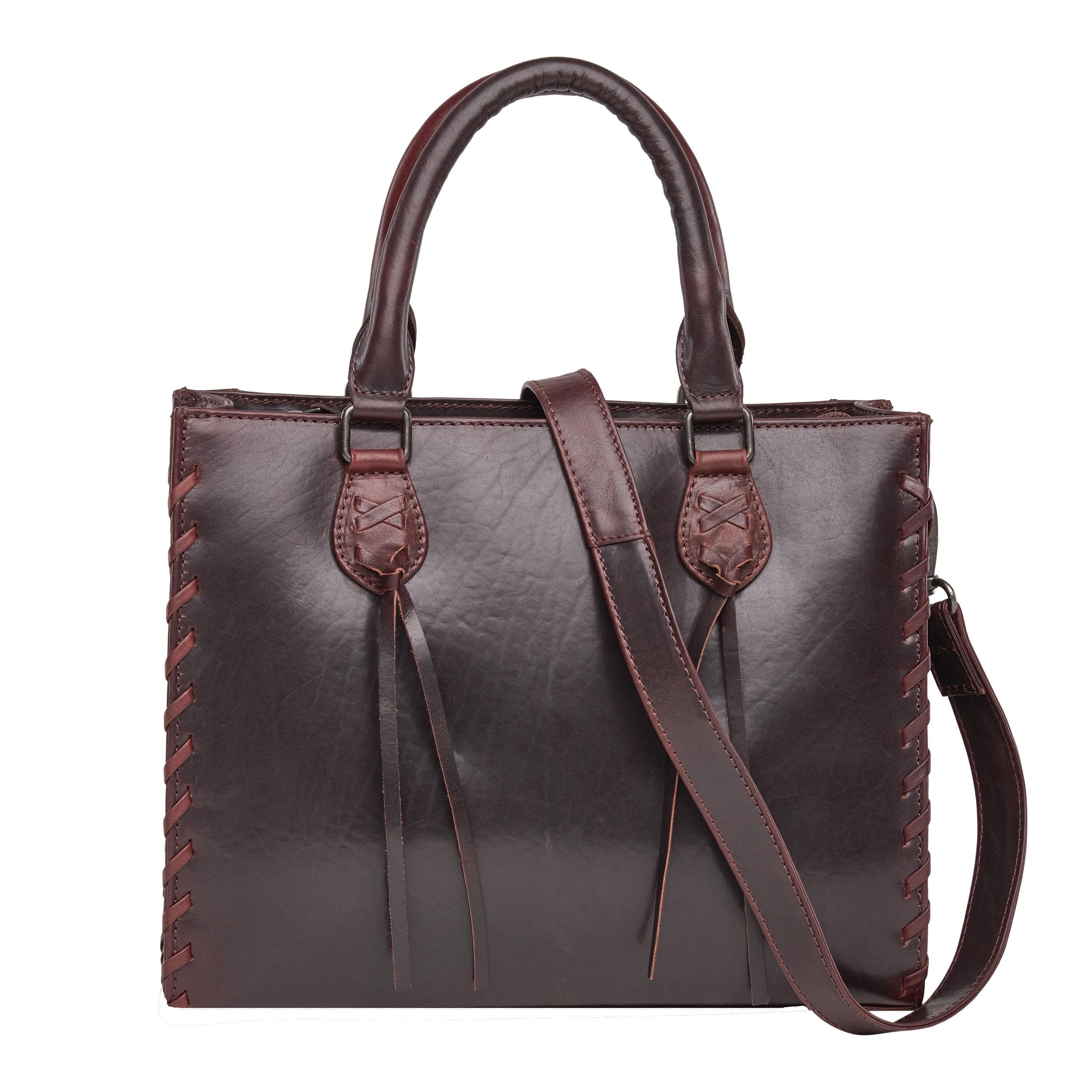 Concealed Carry Emma Leather Satchel - Designer Concealed Carry Purse - YKK Locking Purse with Universal Holster - Leather Bag For Gun Owners - Easy Conceal Carry - CCW Purse for Women - Conceal and Carry purse for Handgun - Designer Luxury Conceal Carry Handbag - Handbag Gun and Pistol Bag - Handbag for concealed gun - Hidden Gun Bag