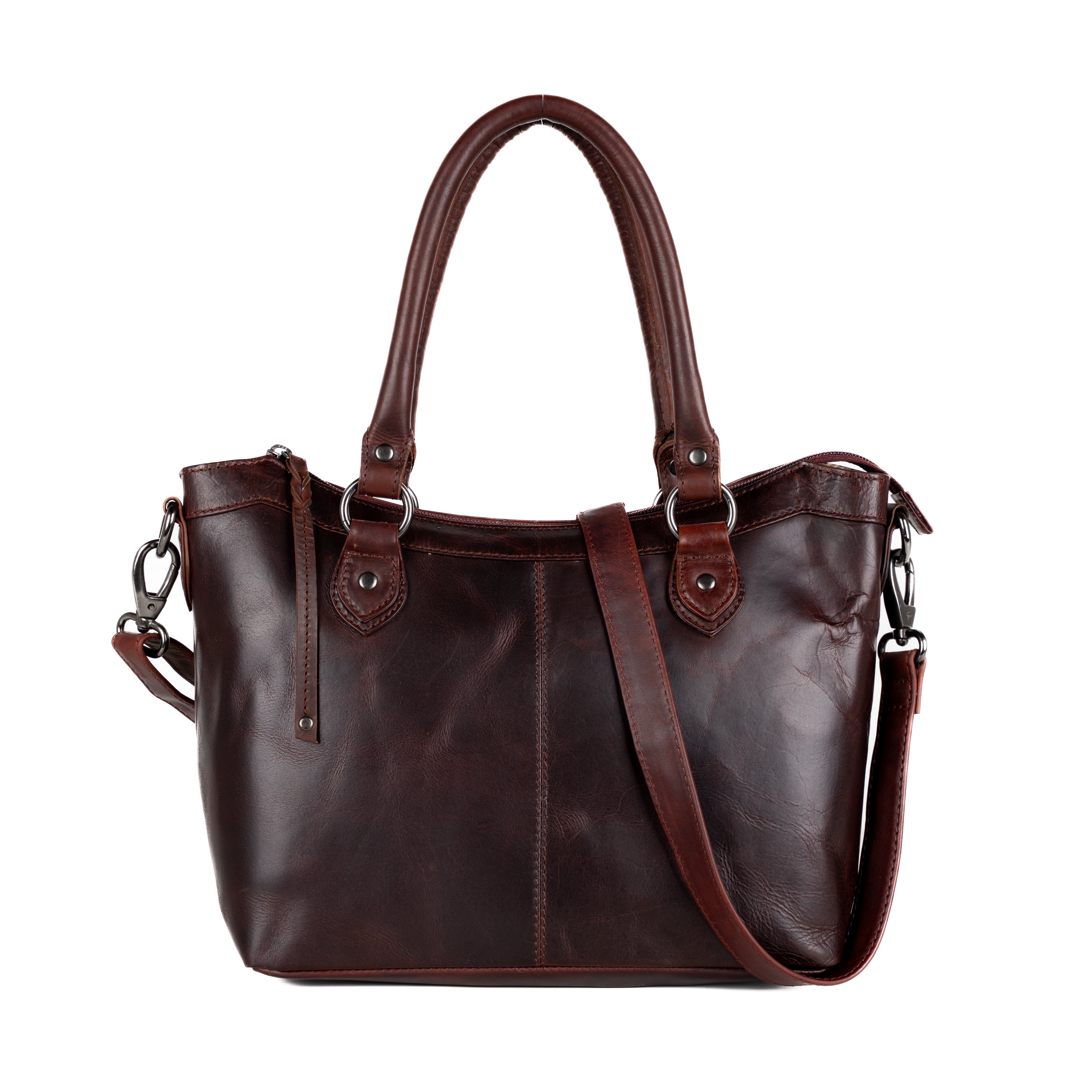 oncealed Carry Sadie Leather Satchel by Lady Conceal - Lady Conceal - designer purses - black designer purse - designer purse brands - designer backpack purse - designer purse sale - womens designer purse sale - designer purses black friday sale - black and white designer purse - black crossbody purse designer - black owned purse designers - woman designer purse - designer purses for women