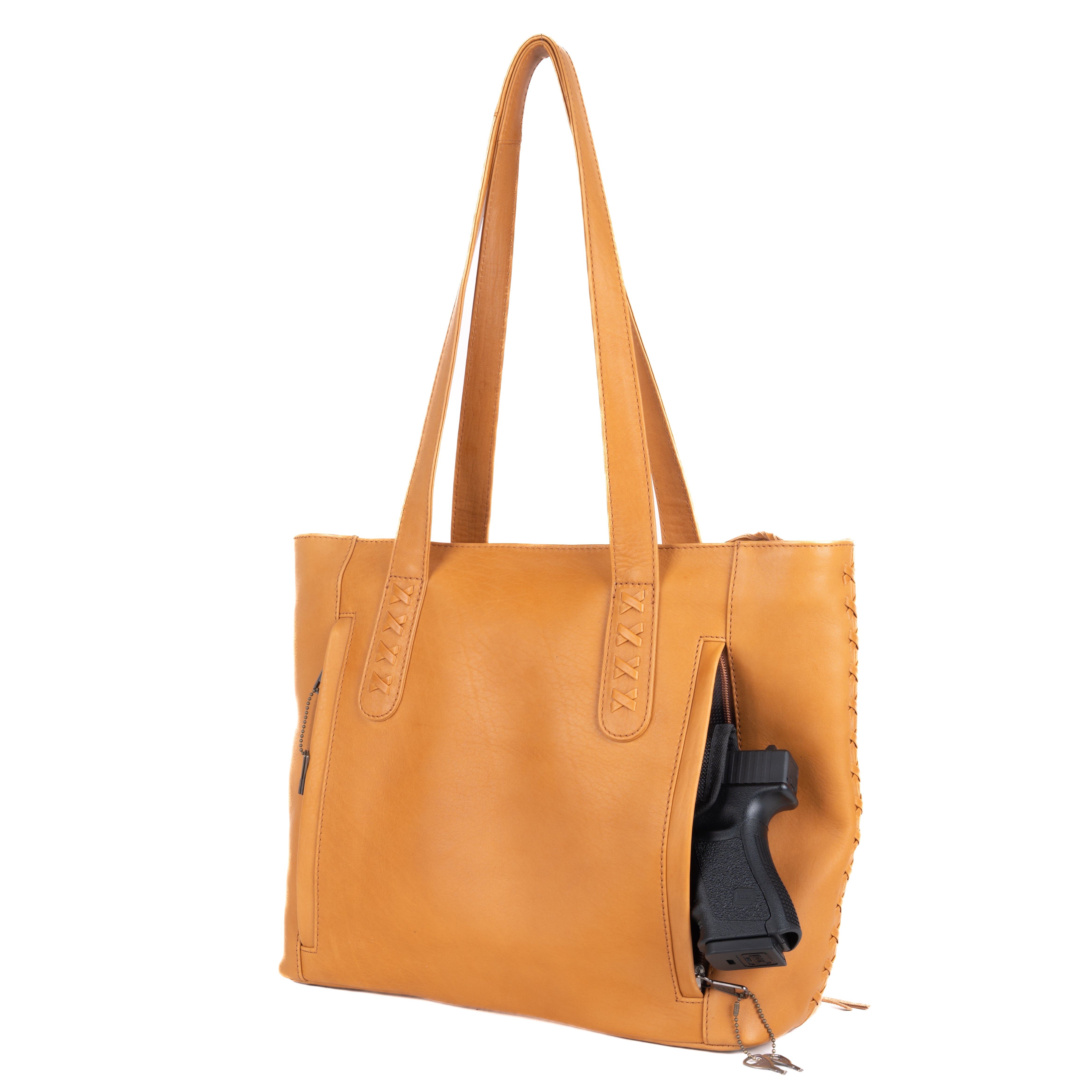 Concealed Carry Reagan Medium Leather Tote - Lady Conceal - Concealed Carry Purse - Designer Luxury Leather Carry Handbag - carry Handbag for gun carry - Unique Tote gun Handbag - designer backpack purse - designer purse sale - designer purse sales - womens designer purse sale - Peyton Leather Tote - designer lady purse concealed carry gun Handbag - concealed carry Handbag for woman- Easy Conceal Carry and Draw Purse