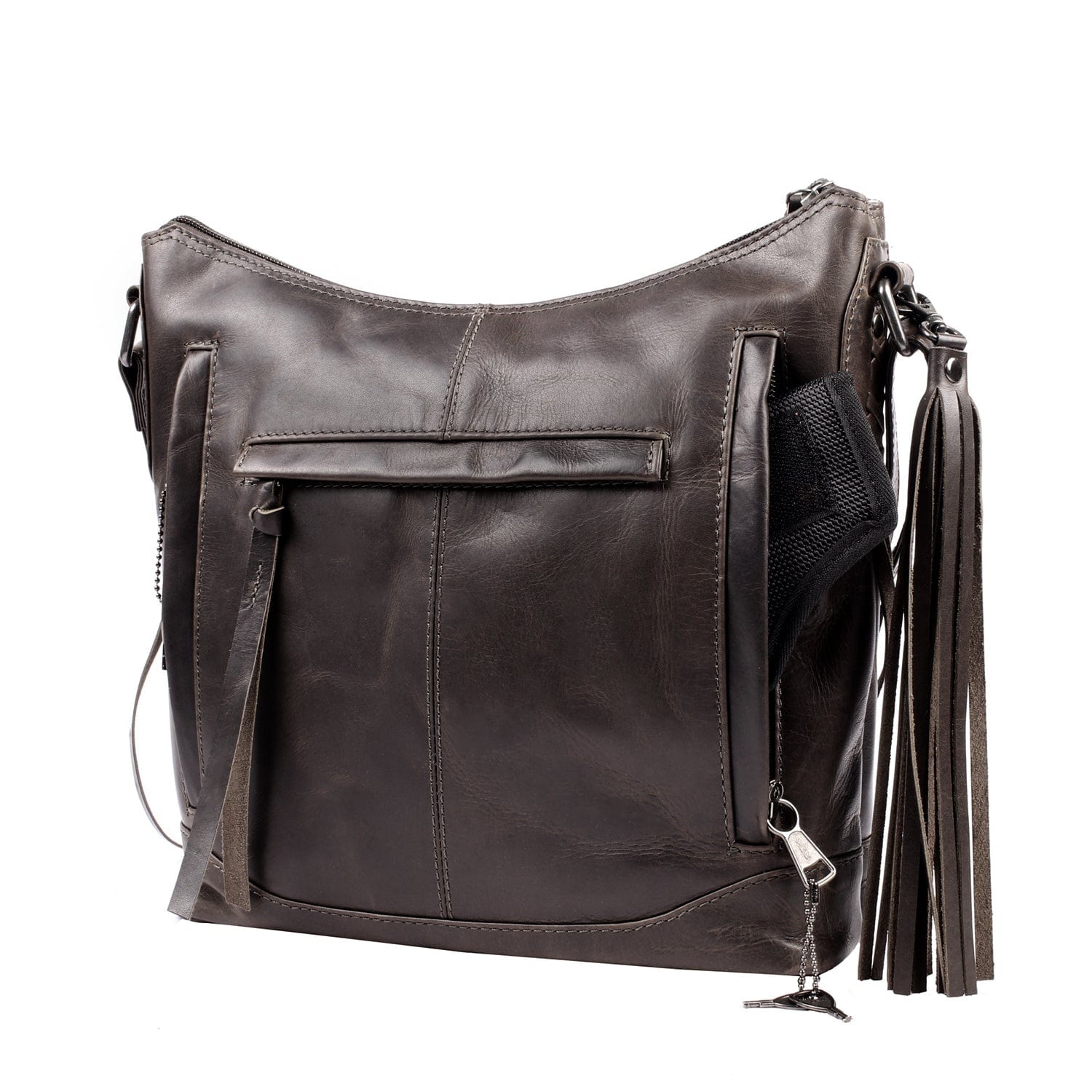 Concealed Carry Blake Scooped Leather Crossbody - Lady Conceal - Concealed Carry Purse - black crossbody purse designer - black owned purse designers - crossbody bag for concealed gun carry - concealed carry gun bags - concealed carry crossbody bag - concealed carry purse crossbody - Gift for gun owners - Women Gun Bag - most popular crossbody bag - crossbody handgun bag - crossbody bags for everyday use