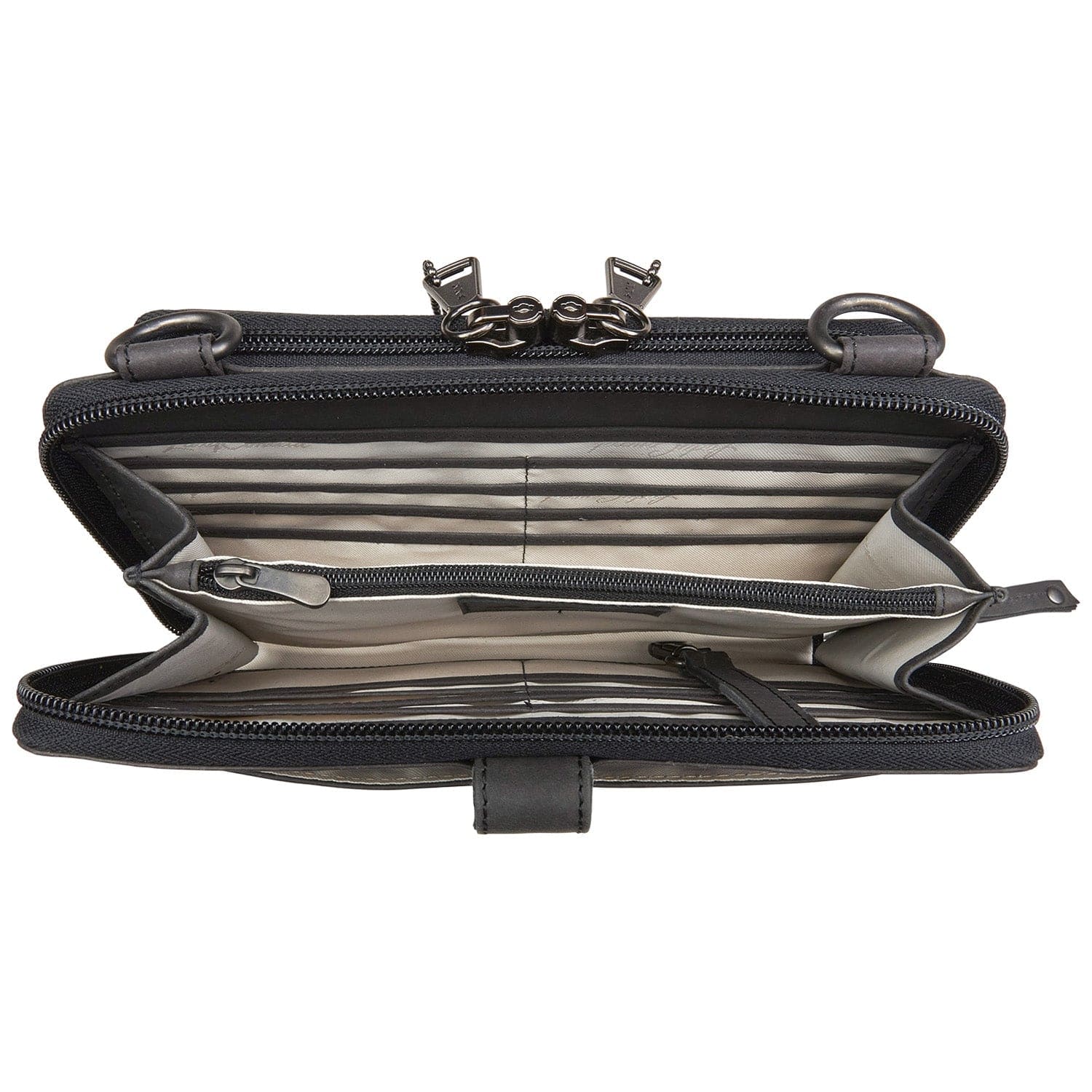 Concealed Carry Millie Leather Crossbody Organizer - YKK Locking with Universal Holster for Pistol - Lightweight Concealed Carry - CCW Pistol Bag - Women Conceal Carry - crossbody handgun bag - crossbody bags for everyday use - Lady Conceal - Unique Hide Purse - Locking YKK Purse - Fanny Pack for Gun and Pistol - Easy CCW - Fast Draw Bag - Secure Gun Bag