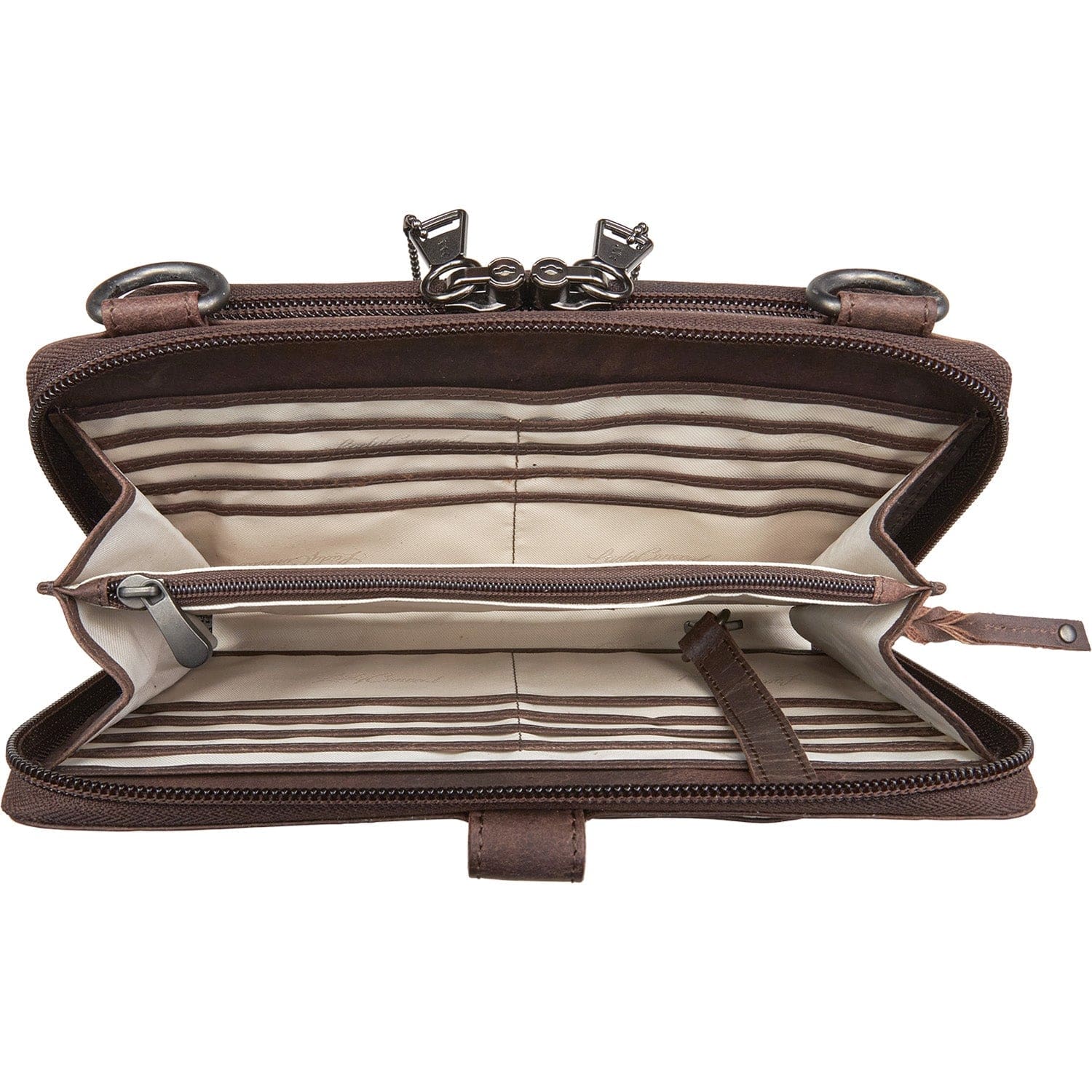 Concealed Carry Millie Leather Crossbody Organizer - YKK Locking with Universal Holster for Pistol - Lightweight Concealed Carry - CCW Pistol Bag - Women Conceal Carry - crossbody handgun bag - crossbody bags for everyday use - Lady Conceal - Unique Hide Purse - Locking YKK Purse - Fanny Pack for Gun and Pistol - Easy CCW - Fast Draw Bag - Secure Gun Bag