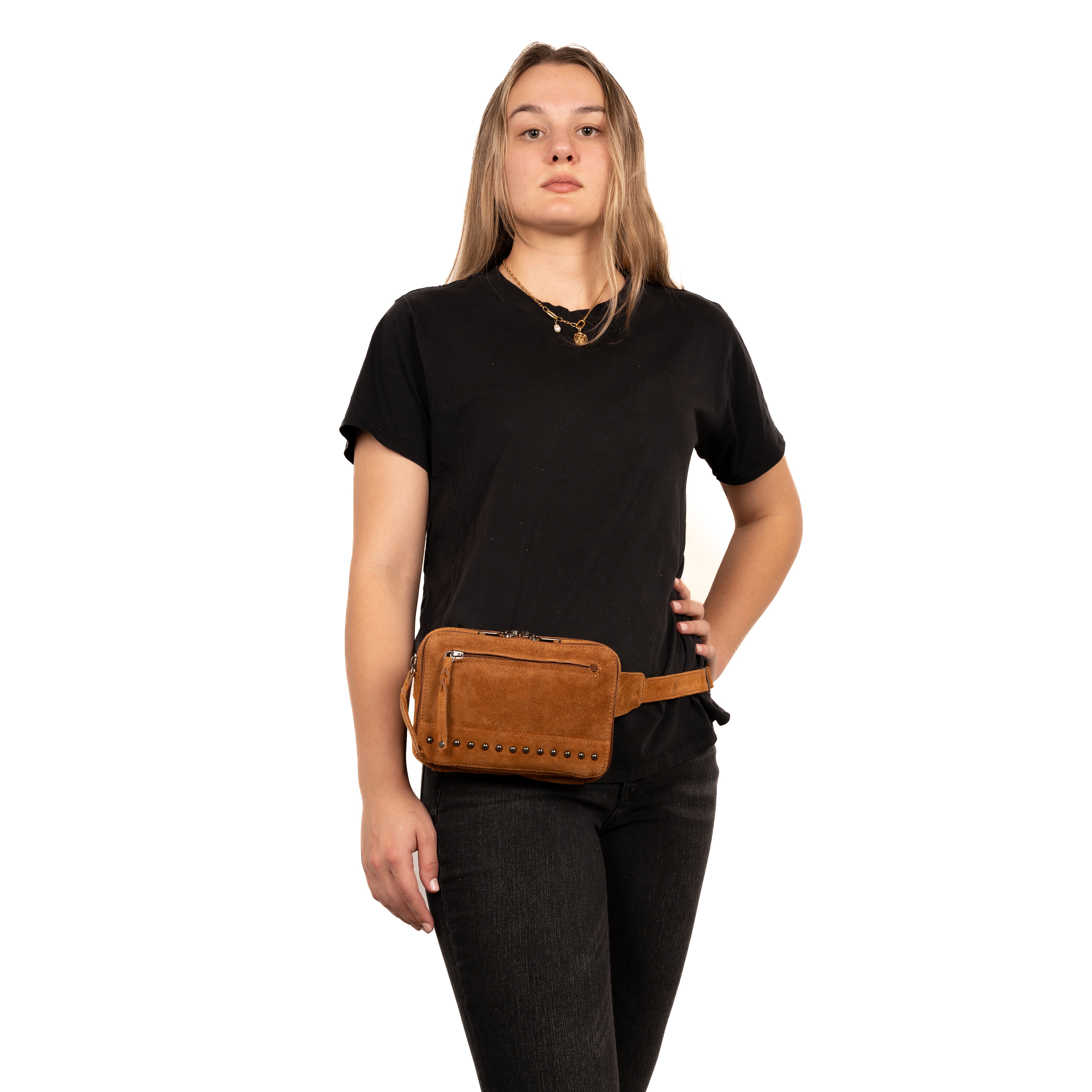Concealed Carry Kailey Leather Purse Pack - Lady Conceal - Concealed Carry Purse - most popular crossbody bag - crossbody handgun bag - crossbody bags for everyday use - Lady Conceal - Unique Hide Purse - Locking YKK Purse - Fanny Pack for Gun and Pistol