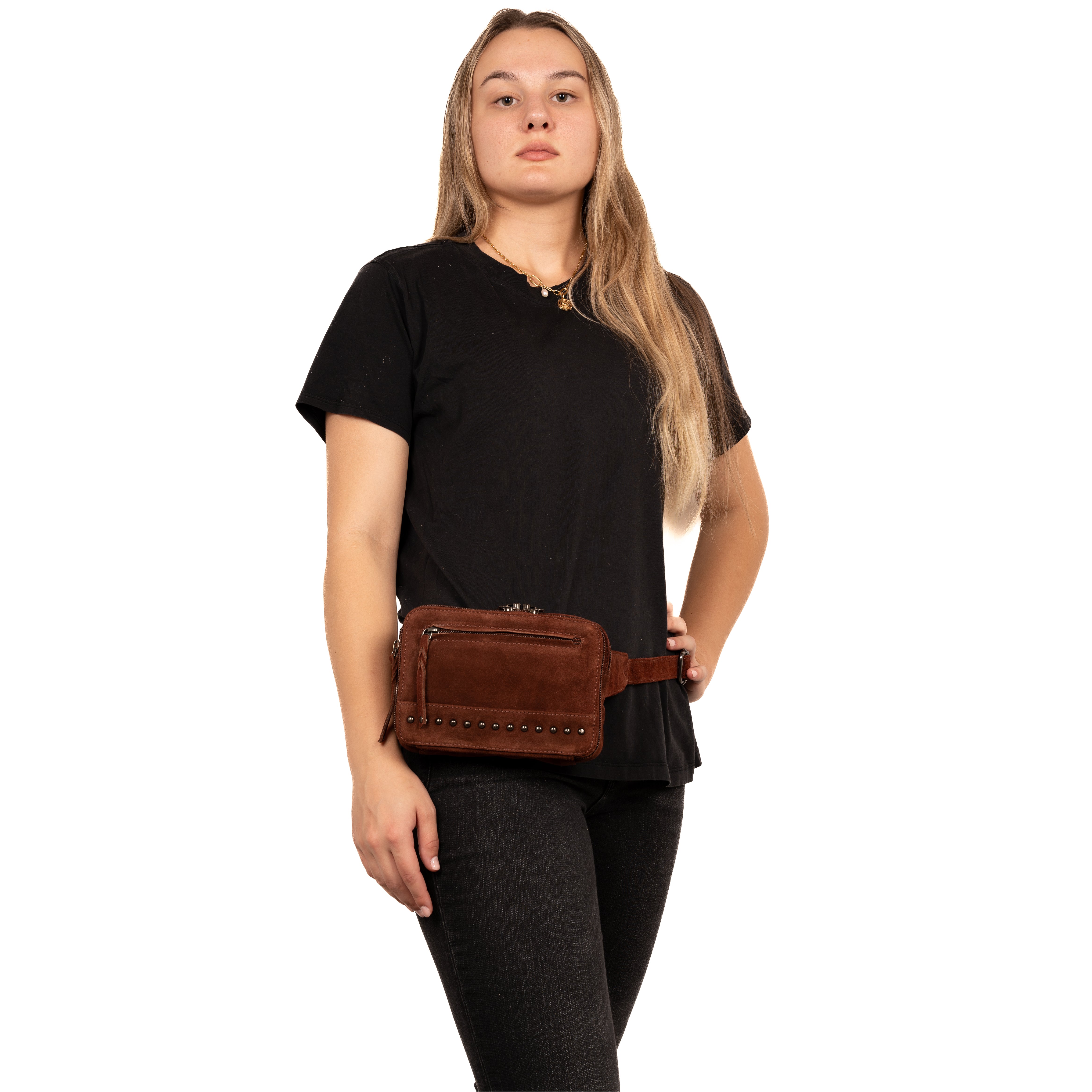 Concealed Carry Kailey Leather Purse Pack - Lady Conceal - Concealed Carry Purse - most popular crossbody bag - crossbody handgun bag - crossbody bags for everyday use - Lady Conceal - Unique Hide Purse - Locking YKK Purse - Fanny Pack for Gun and Pistol