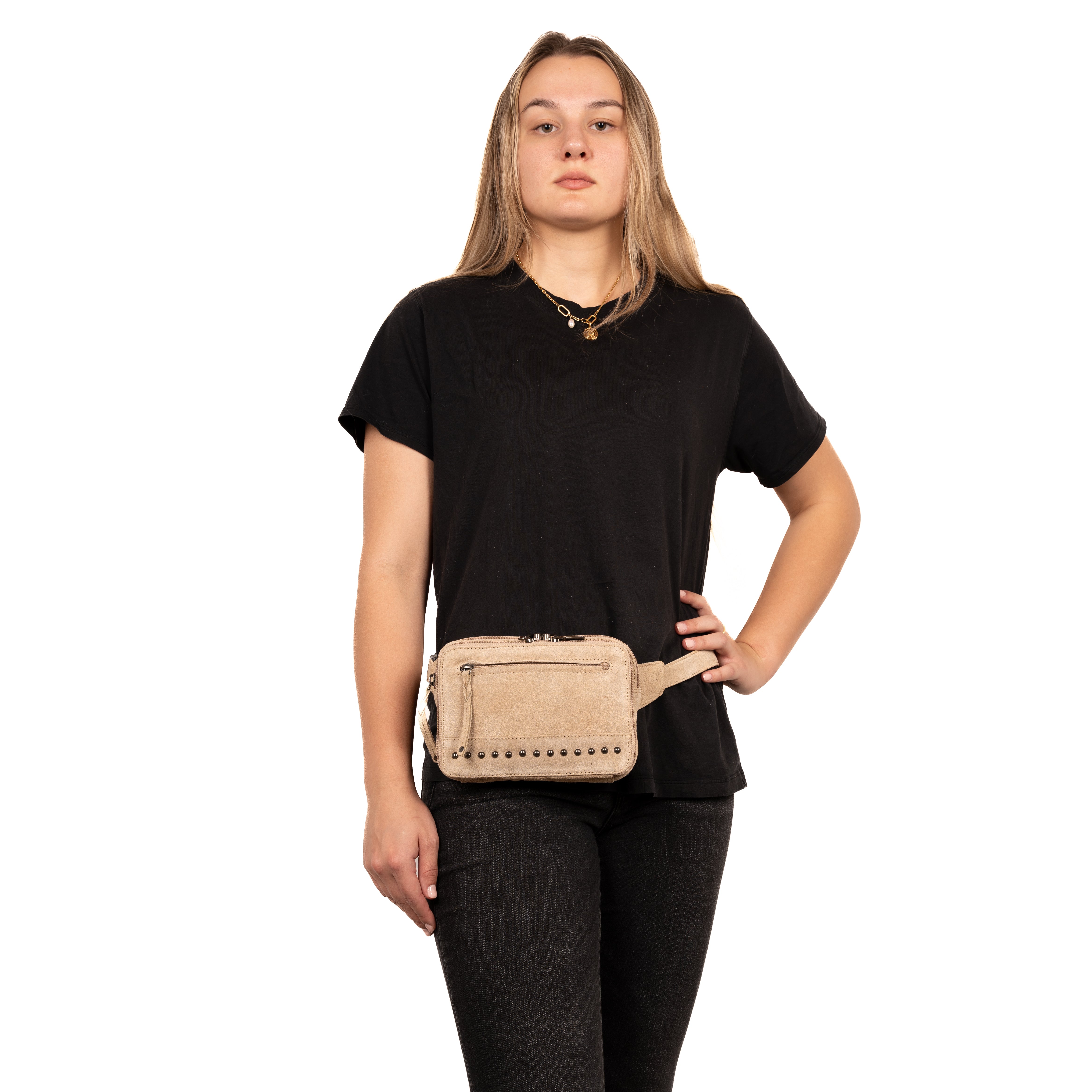 Concealed Carry Kailey Leather Purse Pack - Lady Conceal - Concealed Carry Purse - most popular crossbody bag - crossbody handgun bag - crossbody bags for everyday use - Lady Conceal - Unique Hide Purse - Locking YKK Purse - Fanny Pack for Gun and Pistol
