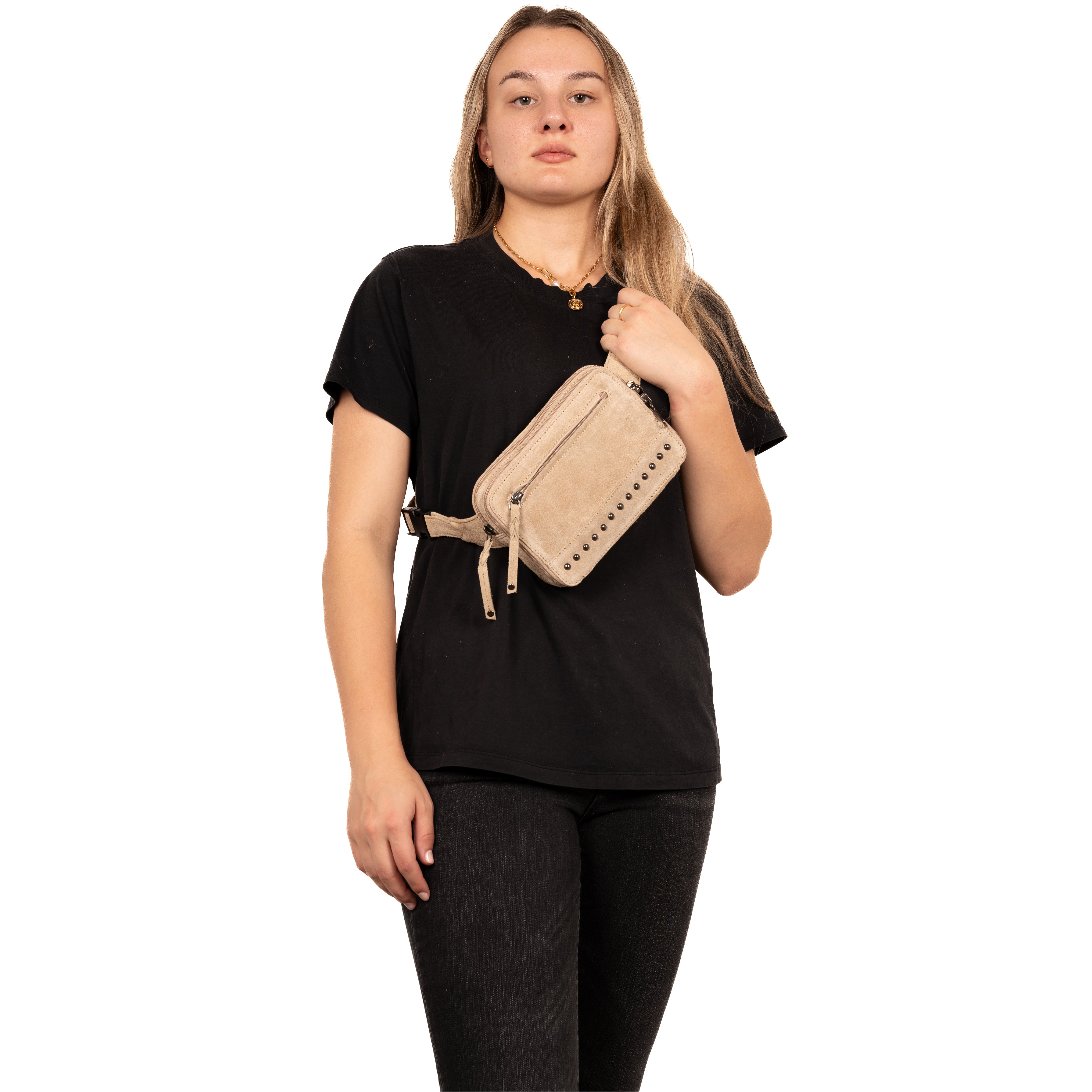 Concealed Carry Kailey Leather Purse Pack - Lady Conceal - Concealed Carry Purse - most popular crossbody bag - crossbody handgun bag - crossbody bags for everyday use - Lady Conceal - Unique Hide Purse - Locking YKK Purse - Fanny Pack for Gun and Pistol