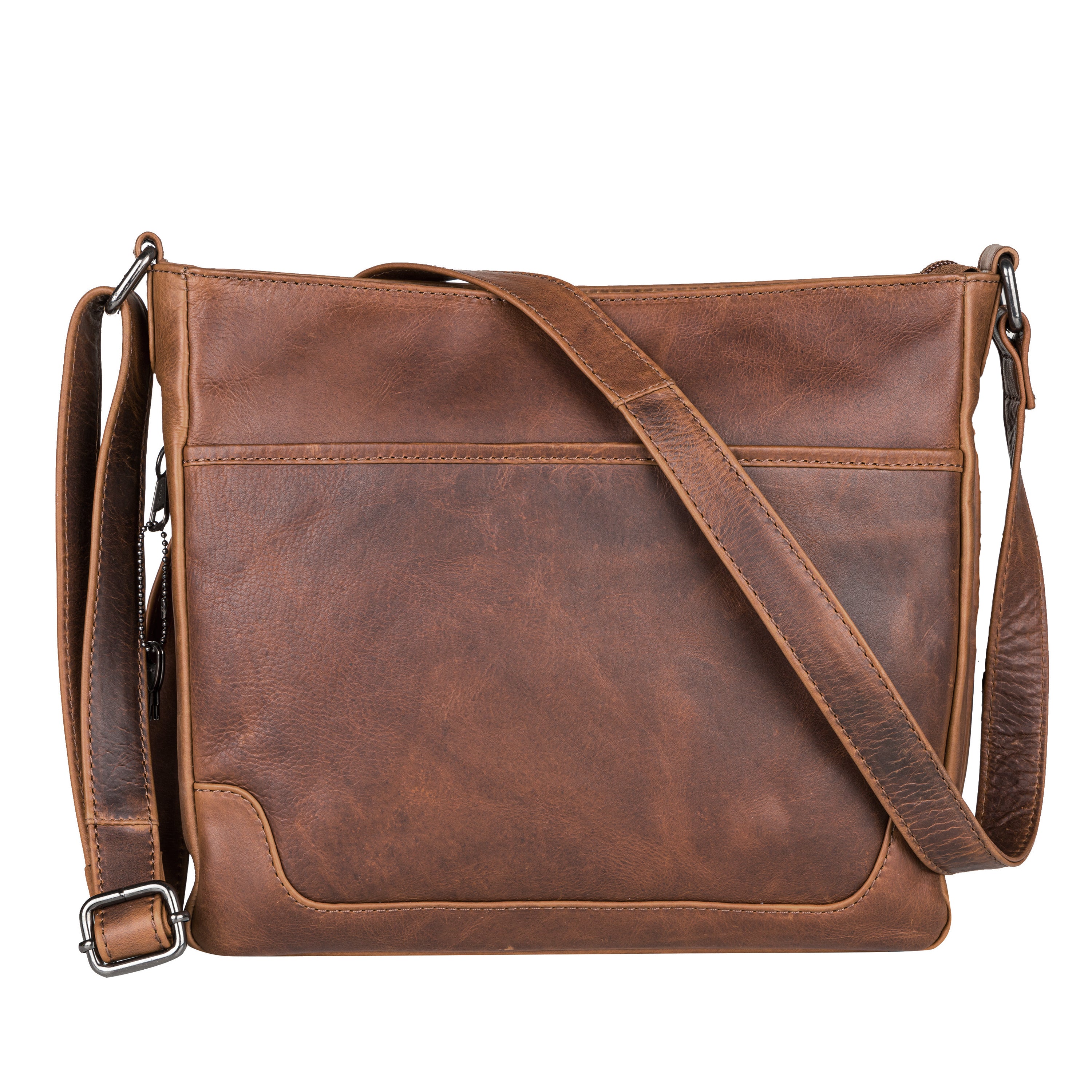 Concealed Carry Lydia Leather Crossbody - YKK Locking Zippers and Universal Holster - Soft Leather conceal and carry bag - Tactical womans purse for pistol - Concealed Carry Purse - most popular crossbody bag - crossbody handgun bag - crossbody bags for everyday use - Easy CCW - Fast Draw Bag - Secure Gun Bag