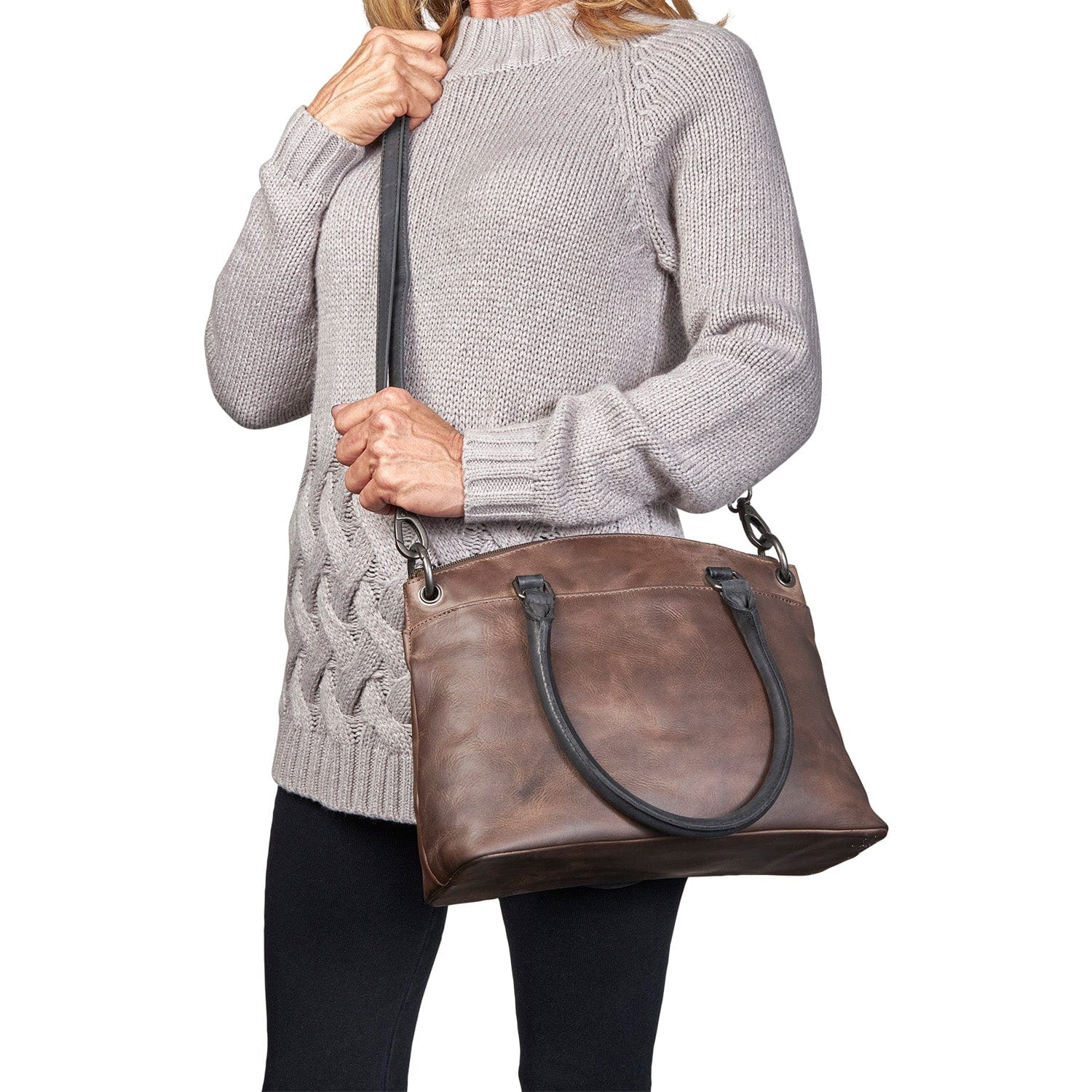 Concealed Carry Whitely Leather Satchel - YKK Locking Zippers - Universal Holster Bag - Luxurious Designer CCW Bag - Leather Gun and Pistol Purse - Concealed Carry Purse - designer purses - black designer purse - designer purse brands - designer backpack purse - designer purse sale - womens designer purse sale - woman designer purse - designer purses for women