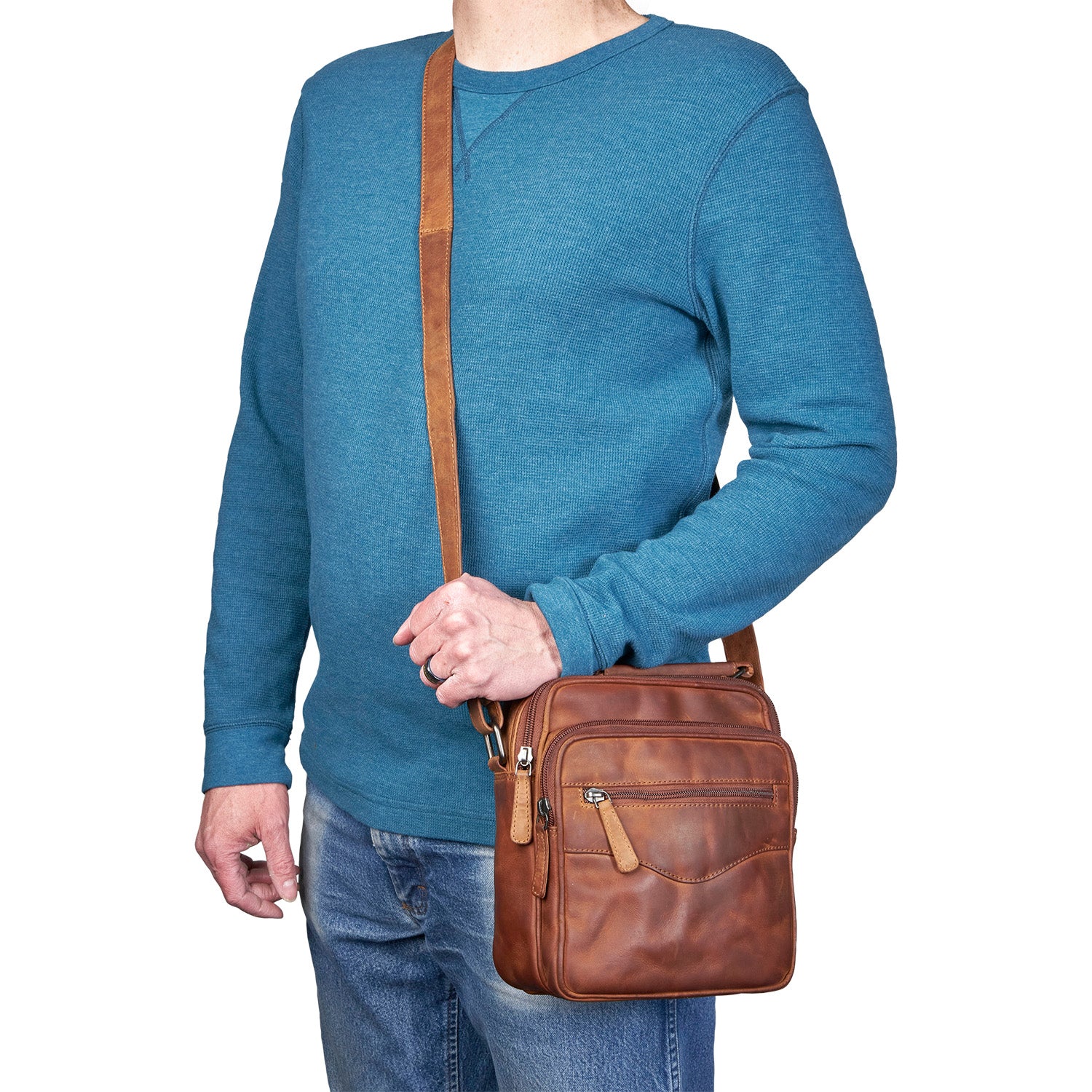 Concealed Carry Logan Unisex Crossbody Bag - Men Gun Bag with Clip Storage - Conceal Carry Logan Unisex Bag - CCW Universal Logan Unisex Bag - Concealed Carry Purse - most popular crossbody bag - crossbody handgun bag - crossbody bags for everyday use - Lady Conceal - Unique Hide Purse - Locking YKK Purse - Fanny Pack for Gun and Pistol - Easy CCW - Fast Draw Bag - Secure Gun Bag