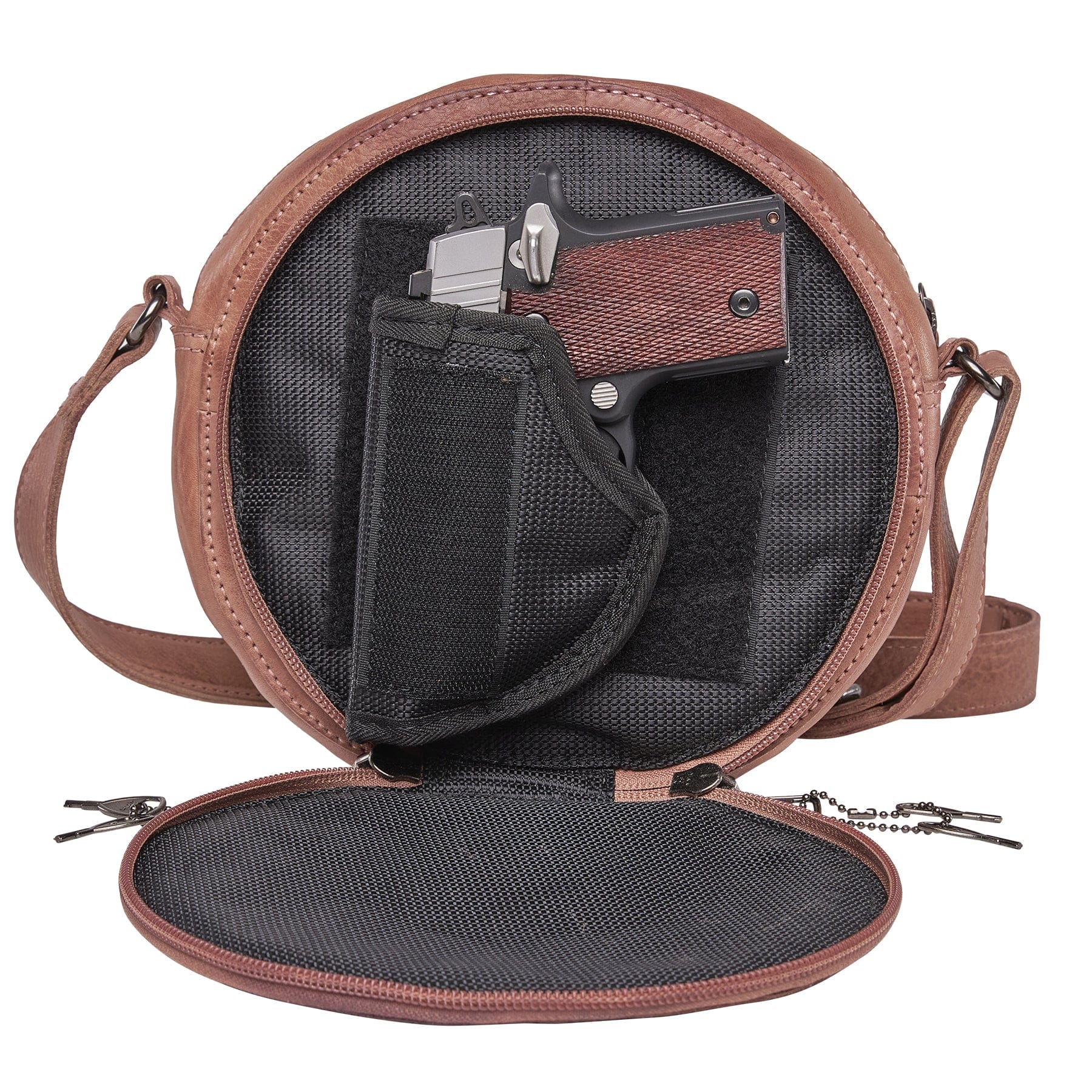 Concealed Carry Mia Crossbody Purse - Locking Zippers and Universal Holster Tactical Bag for Women - YKK Locking Gun Purse - Concealment Pocket - Pistol Women's Purse Crossbody - Concealed Carry Purse - most popular crossbody Purse - crossbody handgun Purse - crossbody bags for everyday use - Lady Conceal - Unique Hide Purse - Locking YKK Purse - Fanny Pack for Gun and Pistol - Easy CCW - Fast Draw Bag - Secure Gun Bag