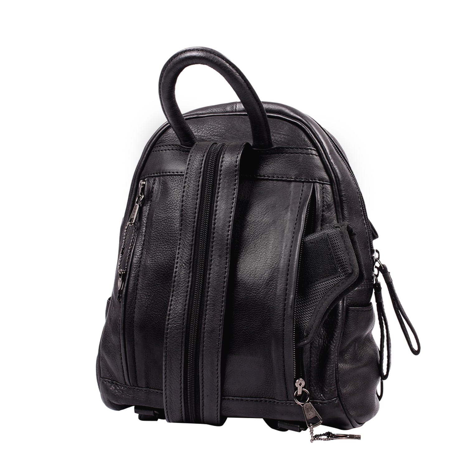 Concealed Carry RFID Daisy Leather Backpack - Locking Concealment Bag for Pistol - Outdoors Gun Bag - Women's Conceal Carry Purse for Firearm - Women Gun Users - gun carrier backpack - best gun carrying backpack- best gun carry backpack - Pistol and Firearm Bag - Western Hide Backpack - Boho Stylish Backpack for Women - Universal Holster Bag - Marley Unisex Backpack - Women's Concealed Carry Bagpack - premium leather backpack