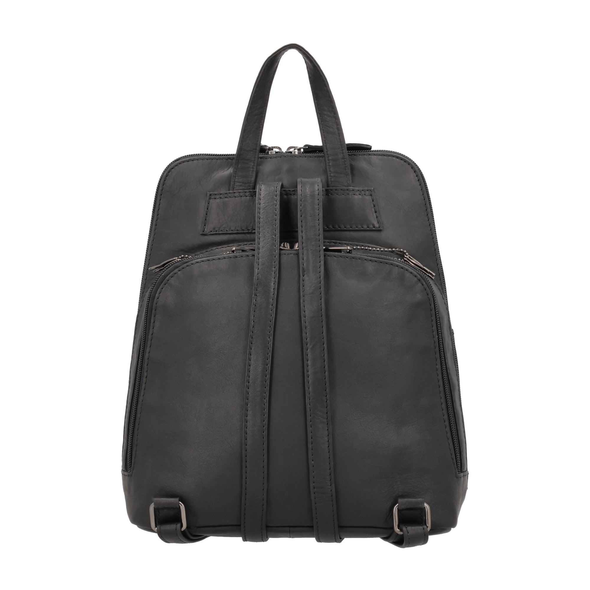 Concealed Carry Jayden Leather Backpack - Locking Concealment Bag for Pistol - Outdoors Gun Bag - Women's Conceal Carry Purse for Firearm - Women Gun Users - gun carrier backpack - best gun carrying backpack- best gun carry backpack - Pistol and Firearm B