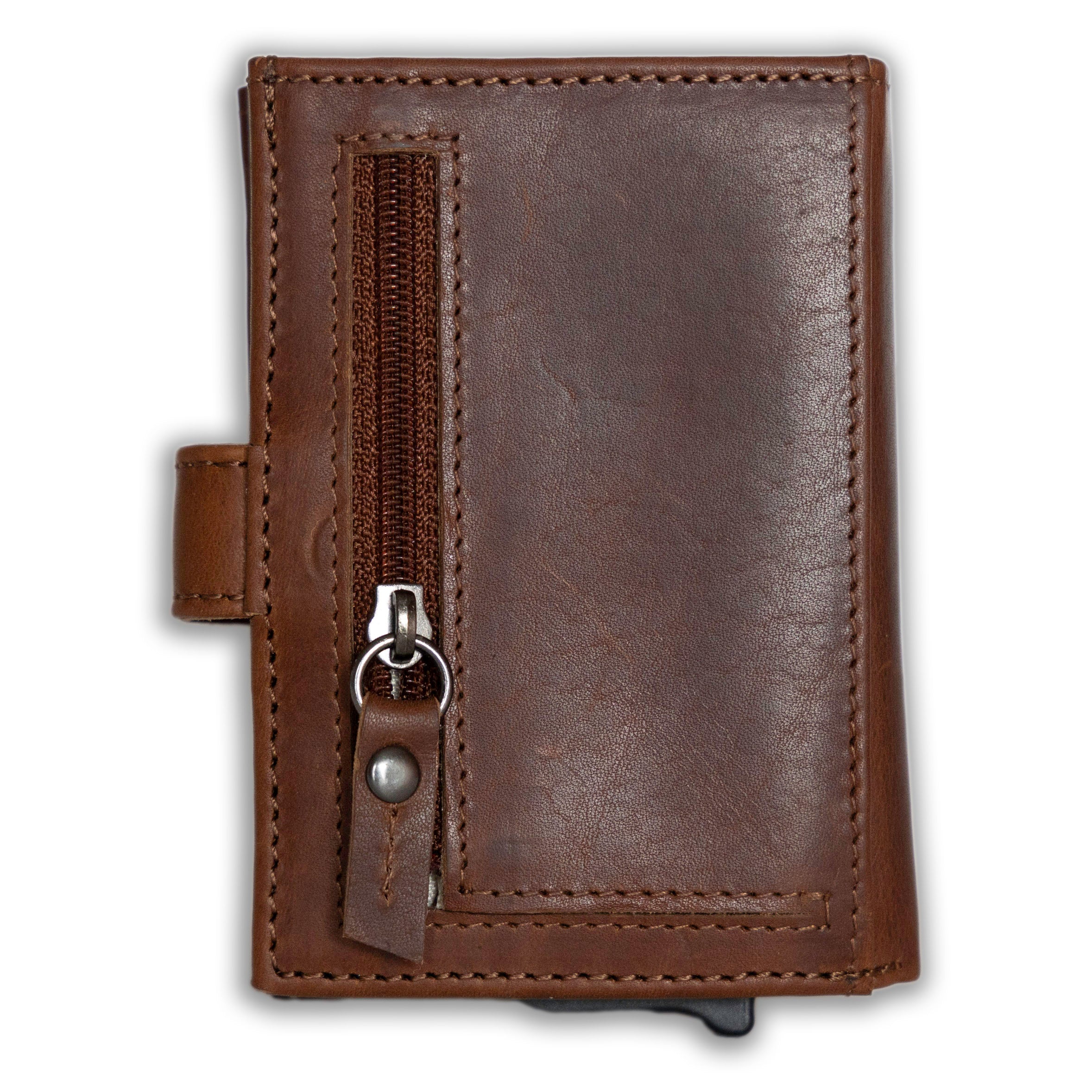 Nova Pop-Up Wallet by Lady Conceal – RFID Leather Wallet with Fan Card Access, Coin Pocket, ID Window – Wholesale Ready