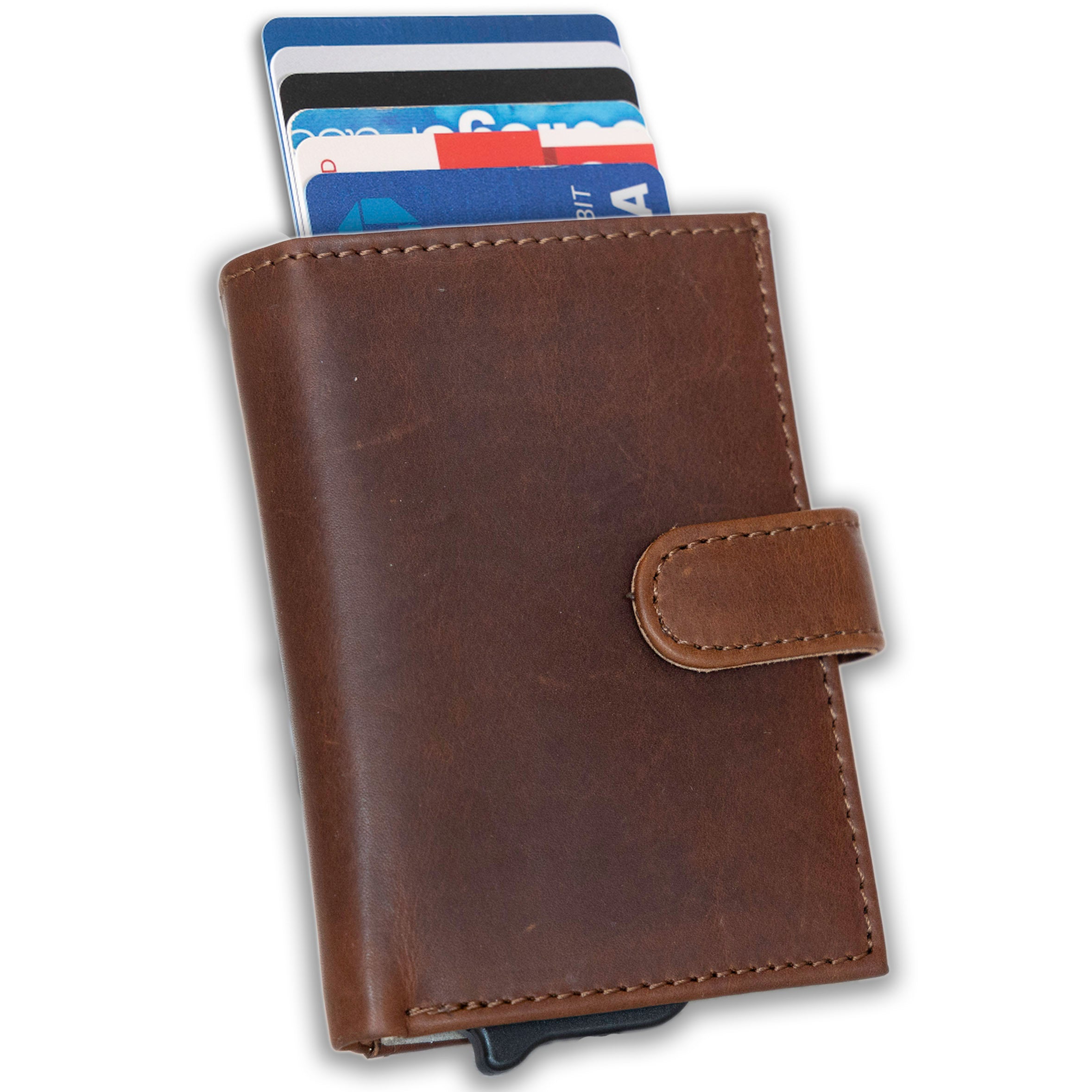 RFID Protected Nova Wallet by Lady Conceal – Compact Leather Wallet for Tactical Shops and Conceal Carry Dealers