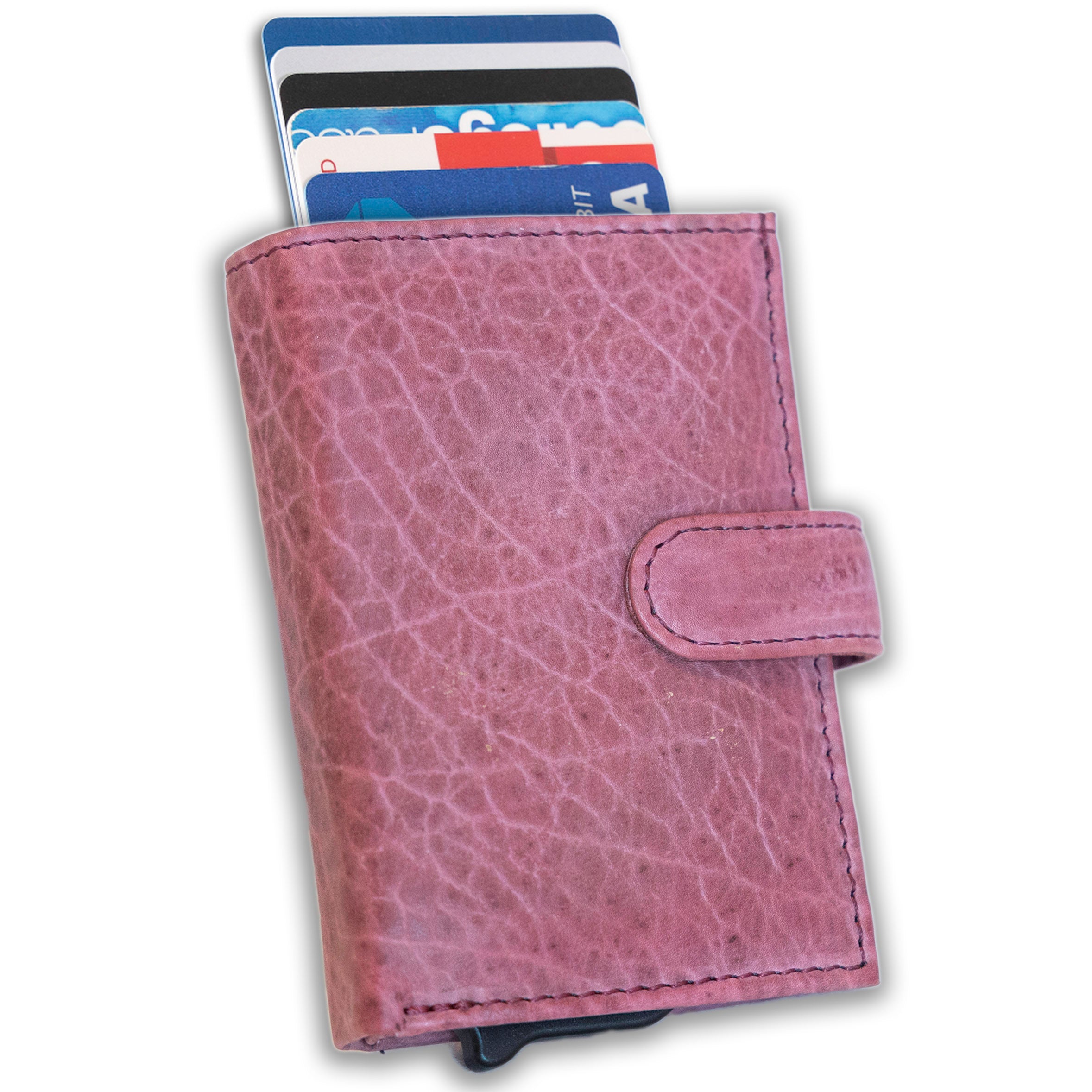 Nova Auto Wallet by Lady Conceal – RFID Leather Pop-Up Design, Zippered Coin Pocket, Card Fan Access – Tactical Sellers