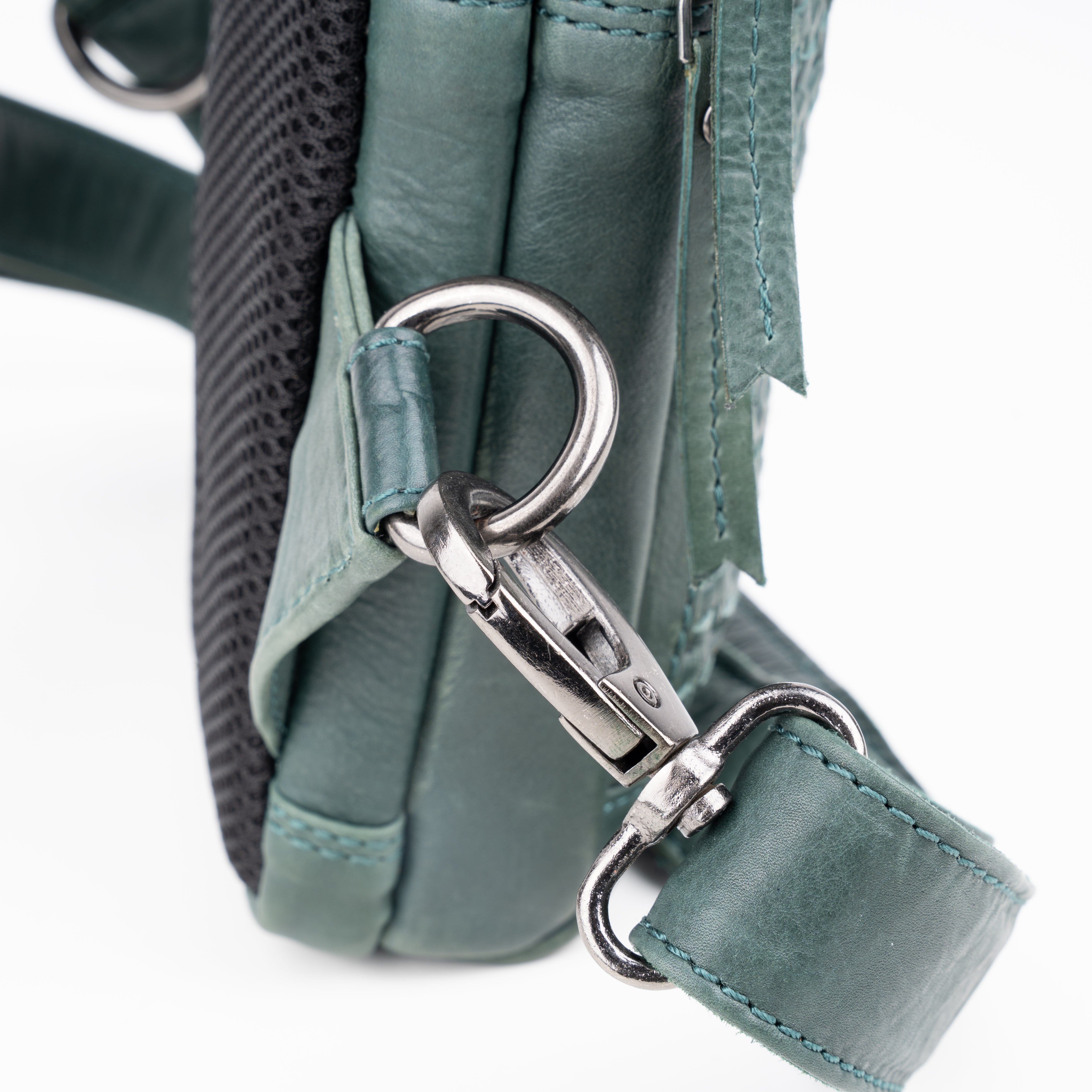 Concealed Carry Bristol Sling Leather Backpack by Lady Conceal