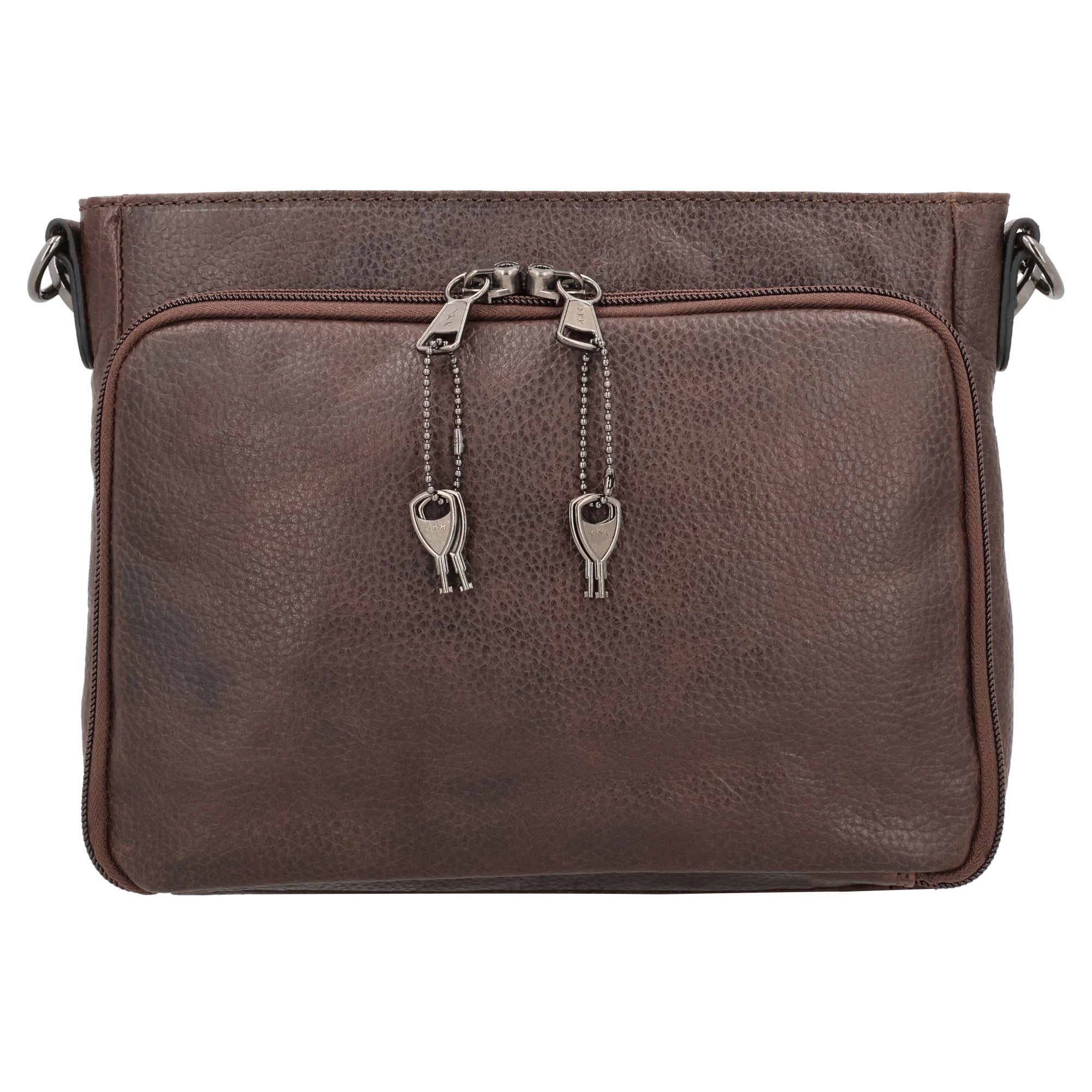 USA-owned Lady Conceal buffalo leather crossbody purse with RFID card slots and locking gun holster pocket
