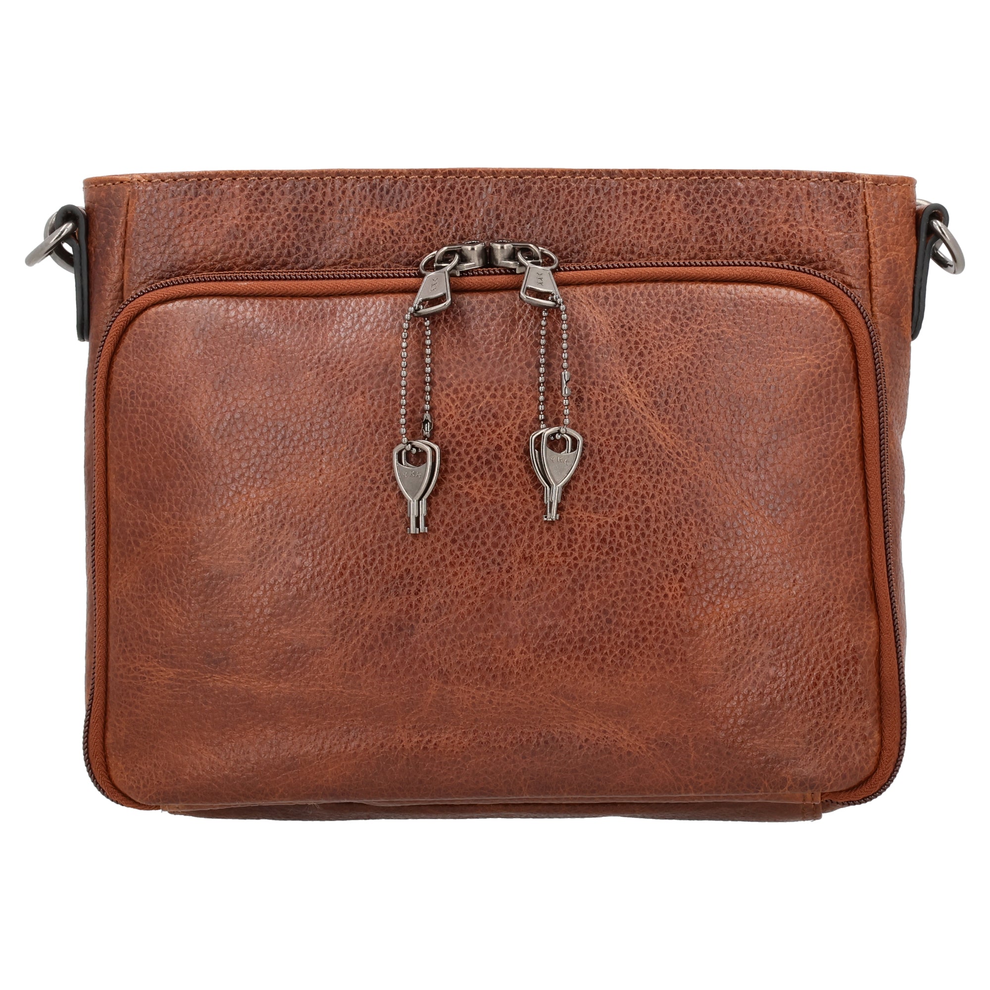 Zoe concealed carry crossbody - RFID zippered wallet, secure gun pocket with YKK locks, great for firearm instructors and retailers