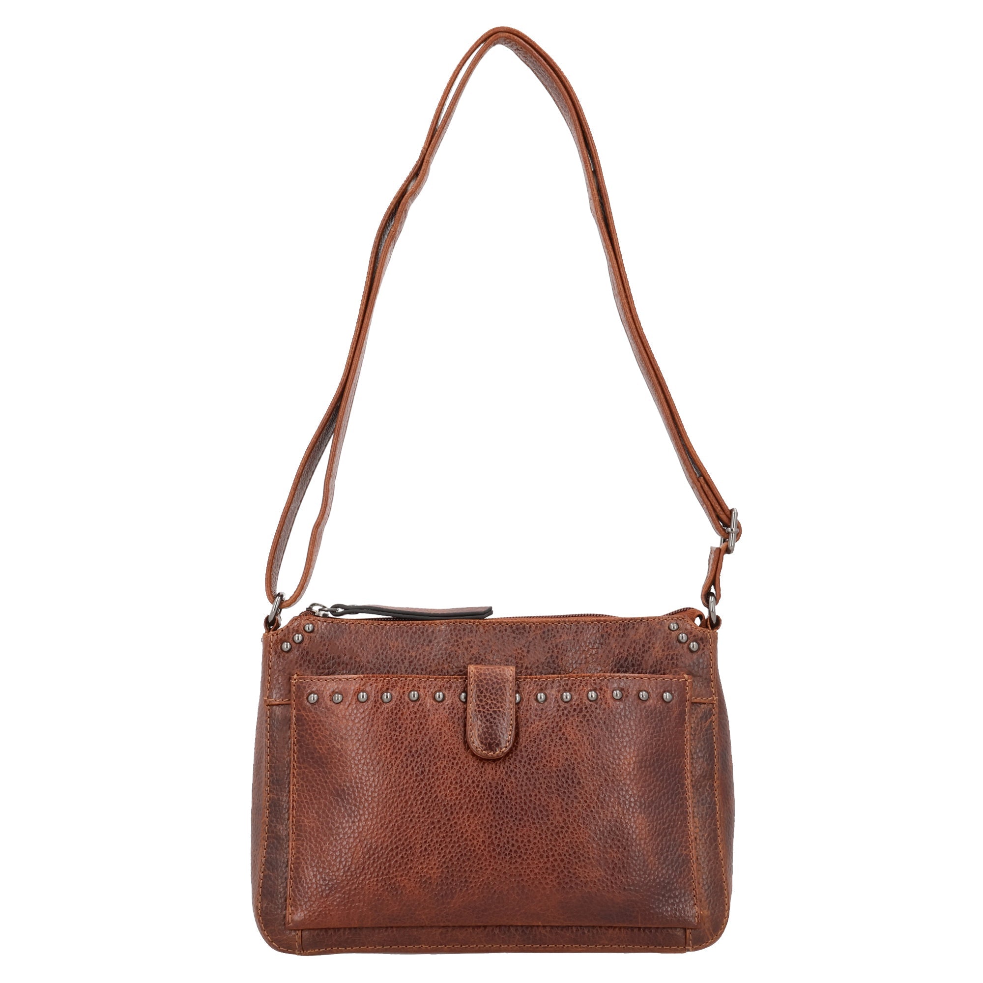 Concealed Carry Crossbody Bag – Leah Buffalo RFID Purse with Locking Holster Pocket - Dealer Gun Supplies