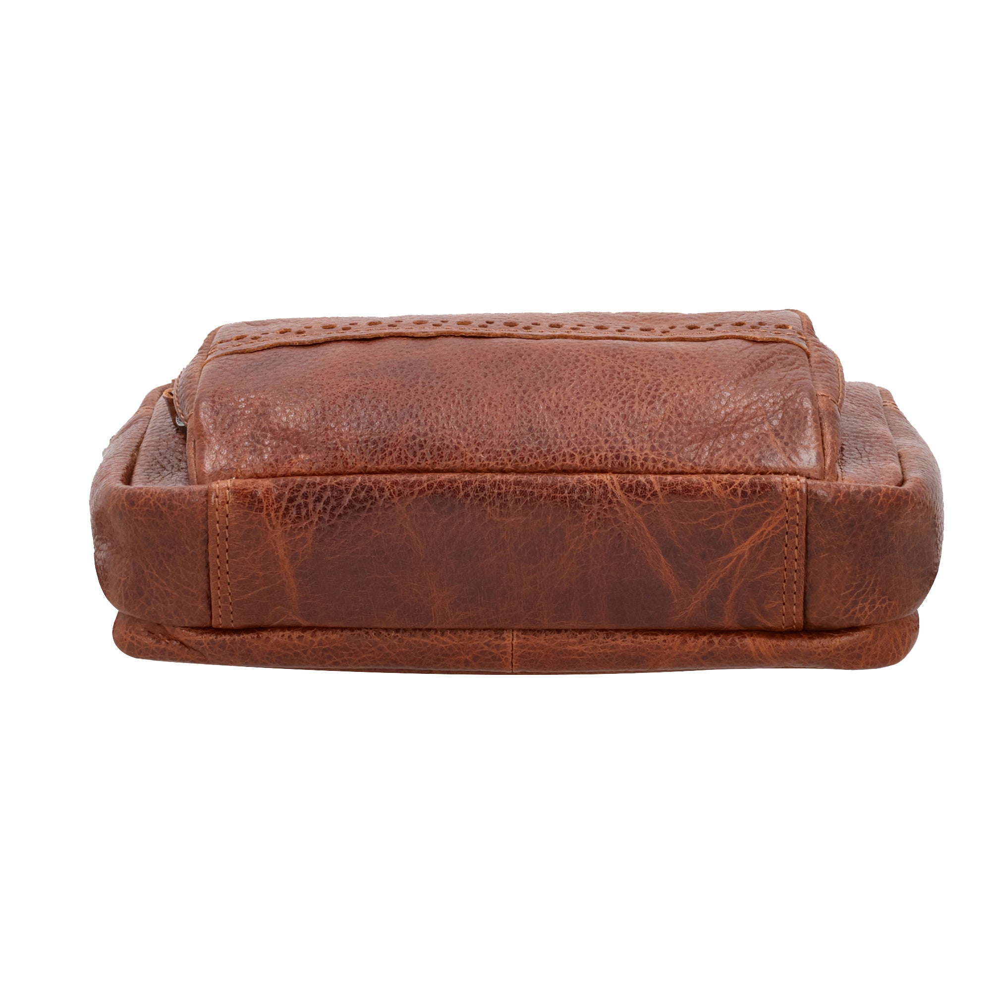 Laney Buffalo Leather Sling Bag – Conceal Carry Fanny Pack with Adjustable Waistband for Tactical Use