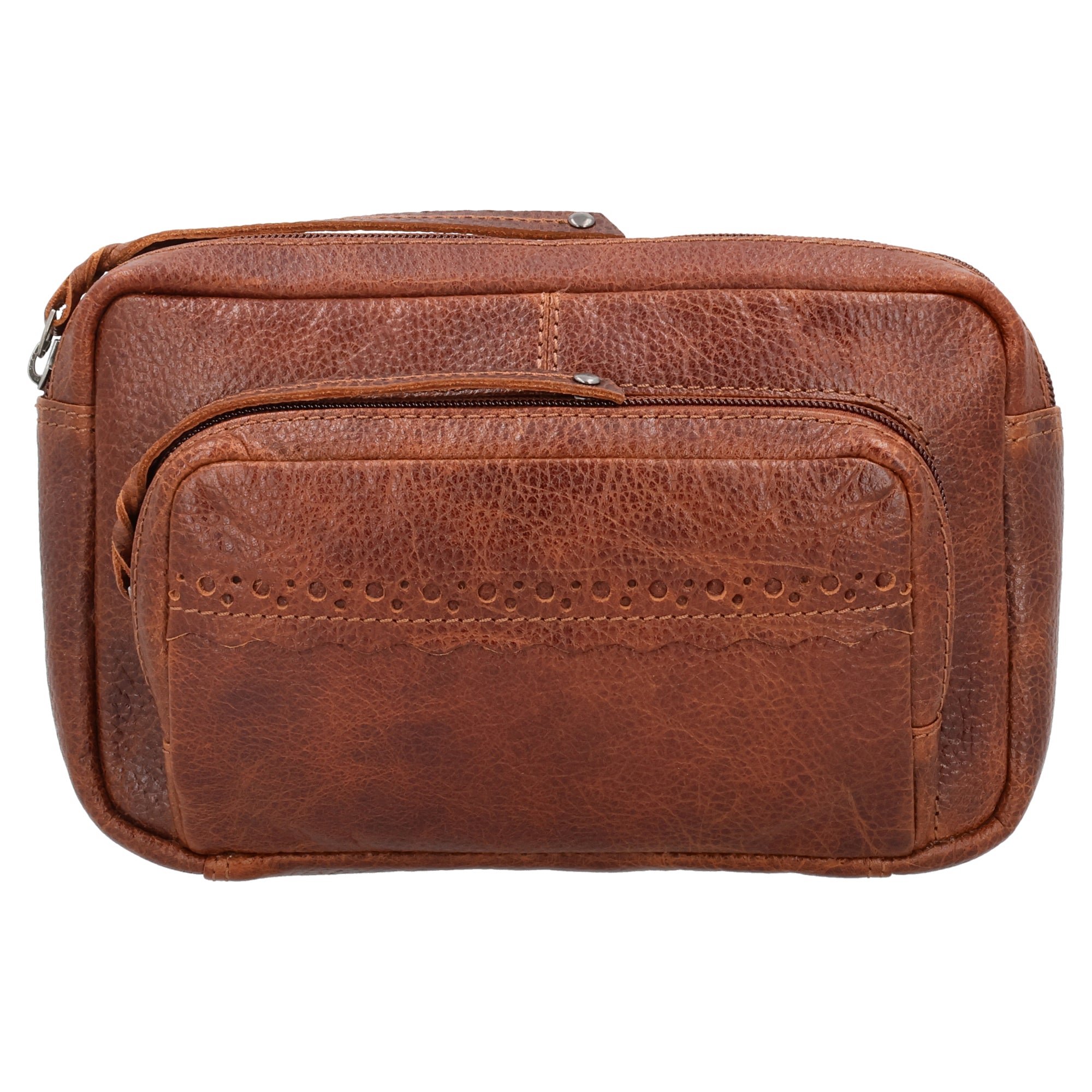 Laney Belt Bag by Lady Conceal – Buffalo Leather Concealed Carry with Universal Holster and Adjustable Waistband