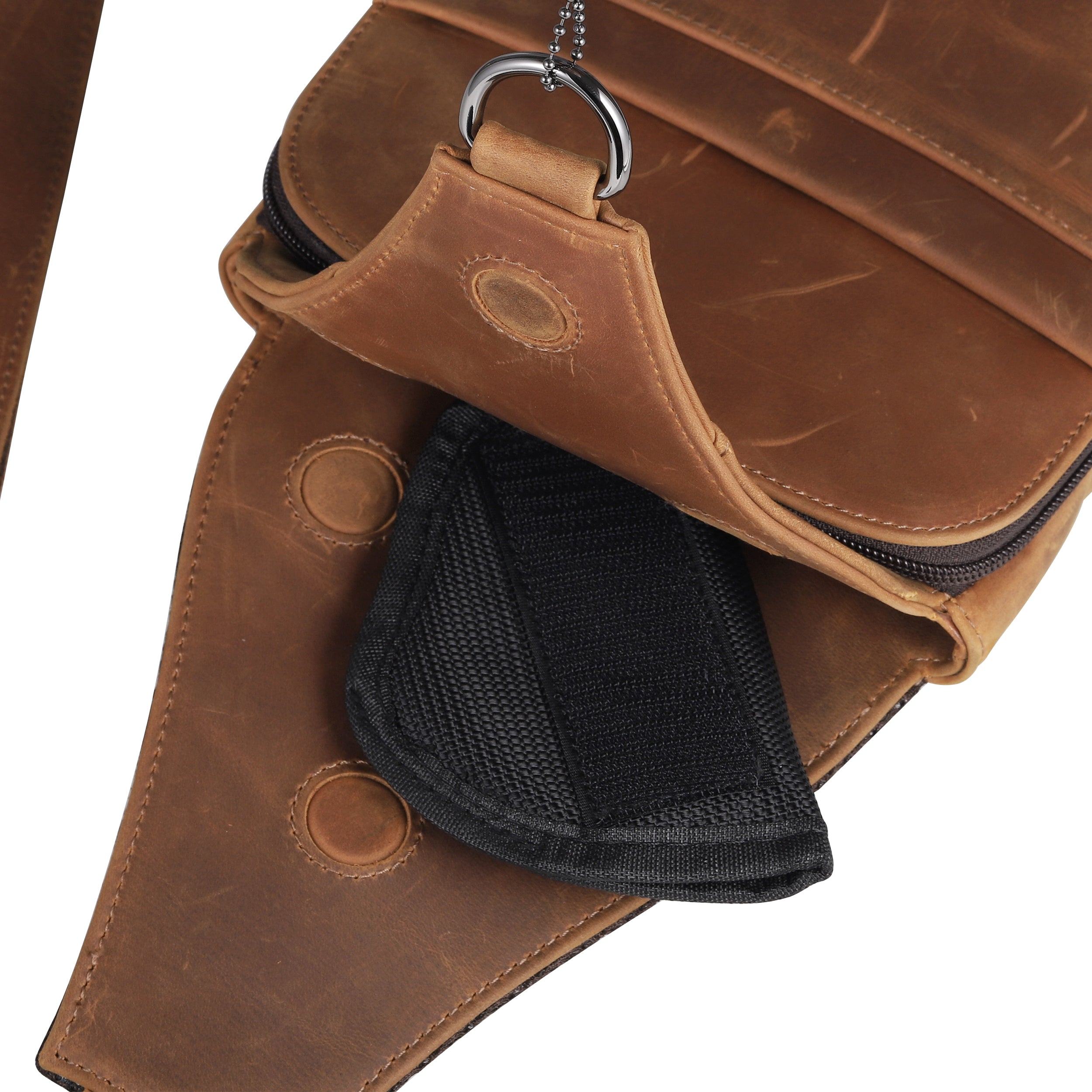 Concealed Carry Unisex Dakota Leather Sling by Lady Conceal