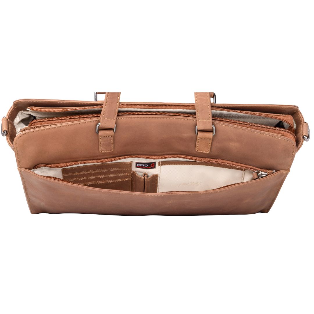 Concealed Carry Willow Computer Satchel by Lady Conceal