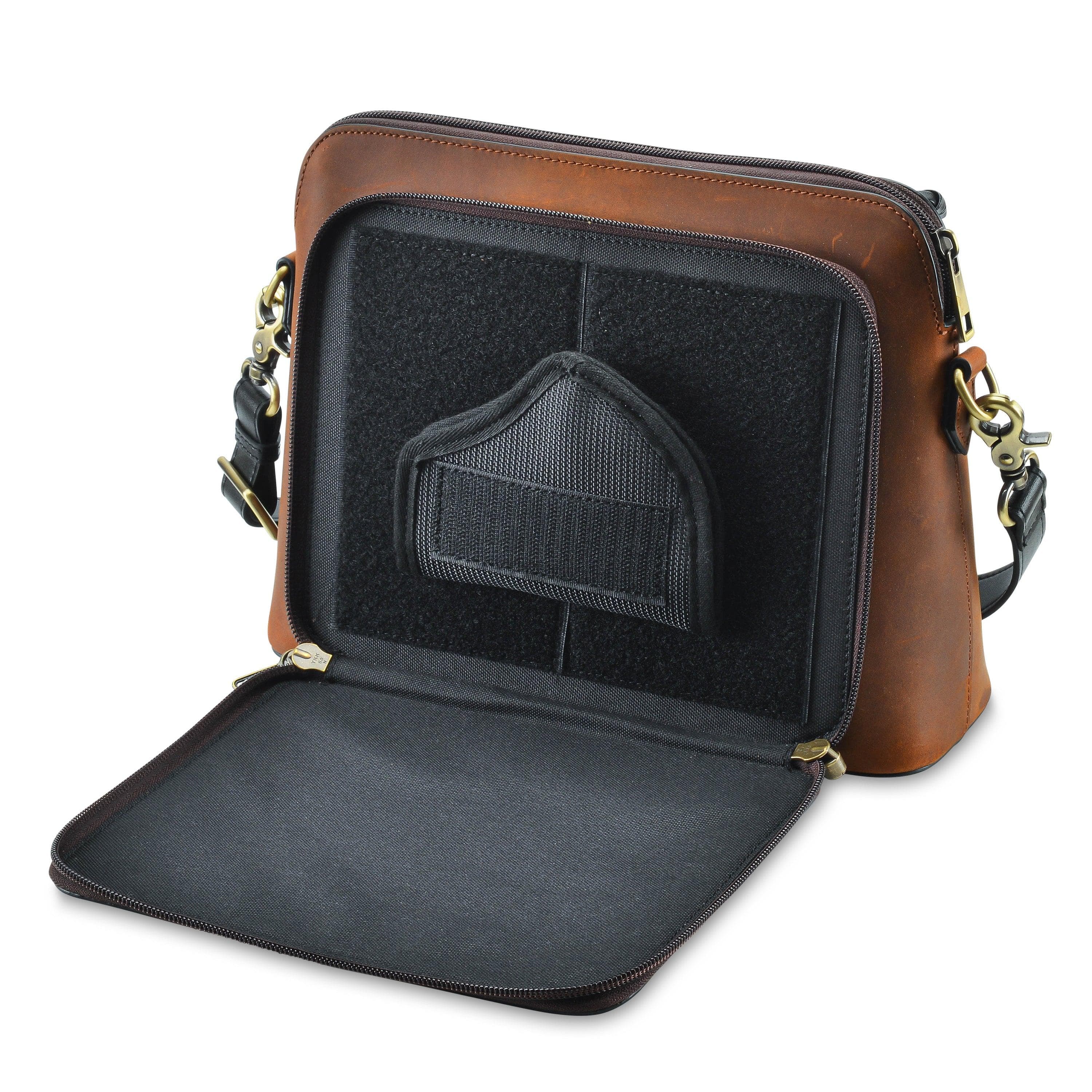 Concealed Carry Evelyn Leather Crossbody - Lady Conceal - soft leather shoulder bags for women's - crossbody bags for everyday use - most popular crossbody bag - crossbody bags for guns - crossbody handgun bag - Unique Hide Purse - Conceal Carry Western Purse - Stylish Carry Evelyn Leather Bag - Bag for Conceal Carrying Women - - Gun Bag for Women