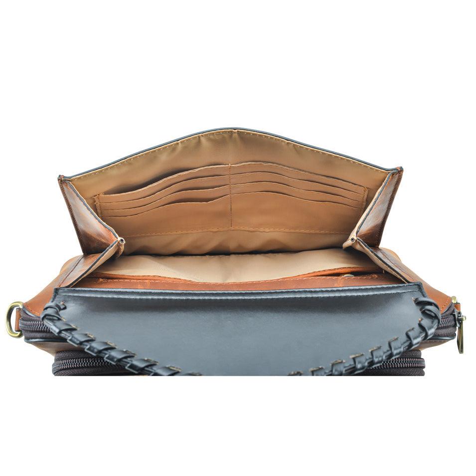 Concealed Carry Evelyn Leather Crossbody - Lady Conceal - soft leather shoulder bags for women's - crossbody bags for everyday use - most popular crossbody bag - crossbody bags for guns - crossbody handgun bag - Unique Hide Purse - Conceal Carry Western Purse - Stylish Carry Evelyn Leather Bag - Bag for Conceal Carrying Women - - Gun Bag for Women