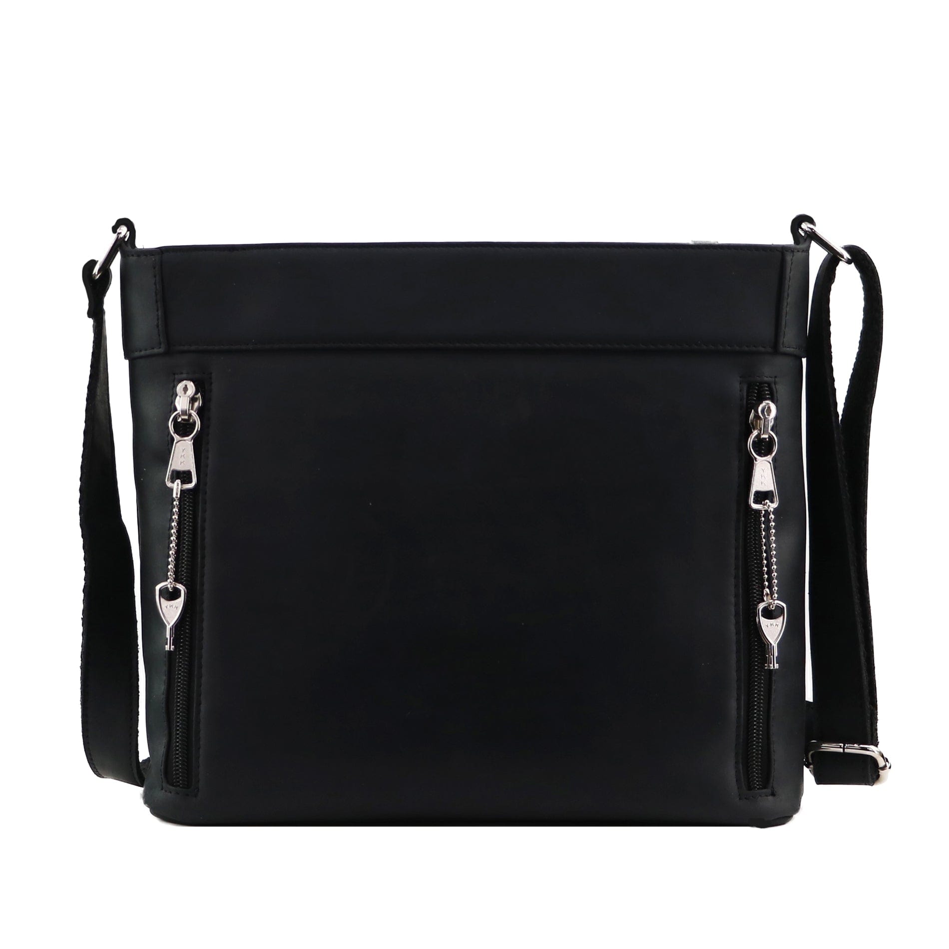 Concealed Carry Delaney Leather Crossbody - Locking Crossbody for Pistol - Designer Concealment Crossbody bag- Discreet Conceal and Carry Crossbody for Women - Designer Leather Crossbody CCW Bag - Locking Conceal and Carry Purse with Universal Holster for Handguns - Best Crossbody for Concealed Carry