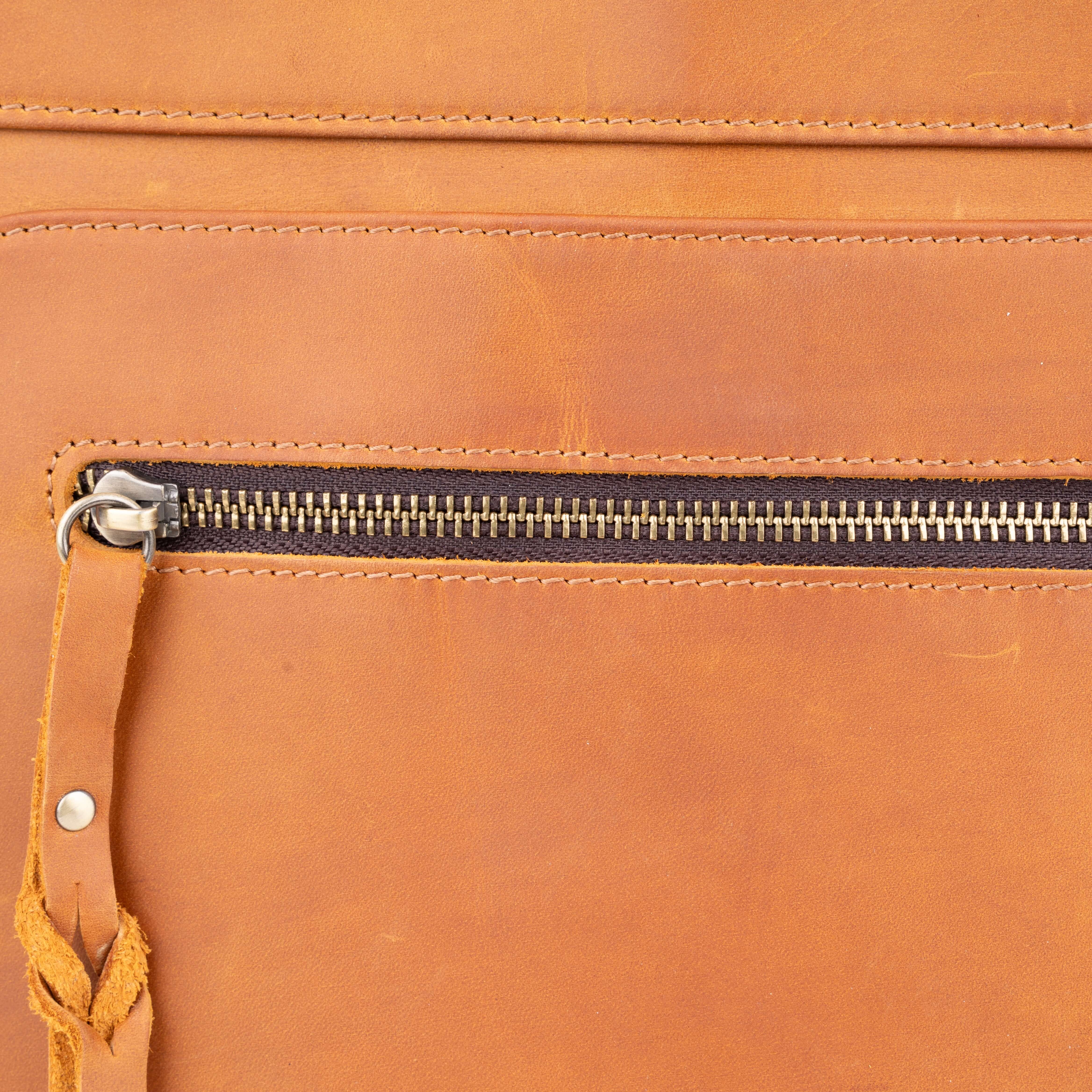 Adjustable strap leather crossbody by Lady Conceal, locking concealment, holster included, dealer tactical purse