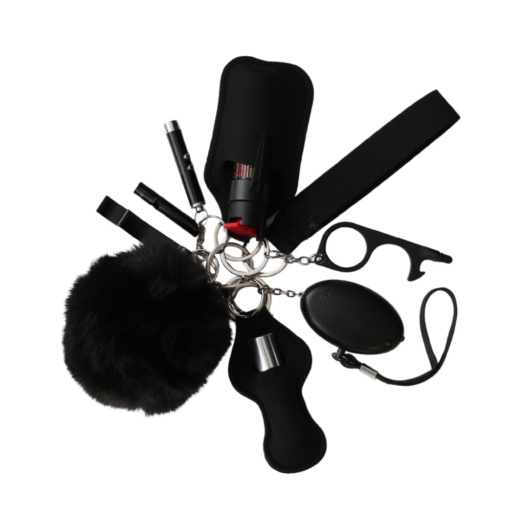 Key chain for self defense, pepper spray key ring, firearm instructor gear, drop shipping catalog